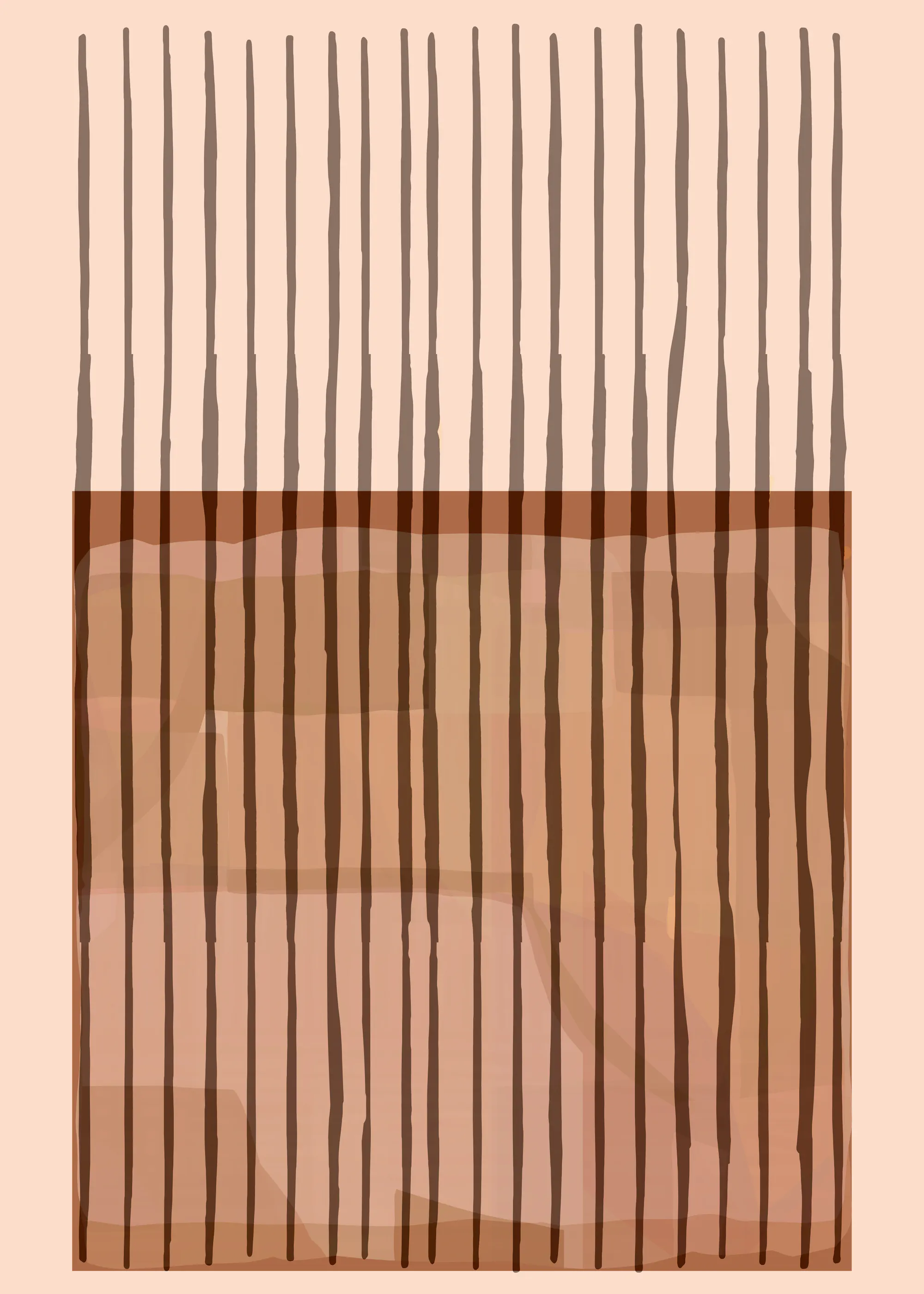 Tonos Tierra Marrón Cálidos Póster 0