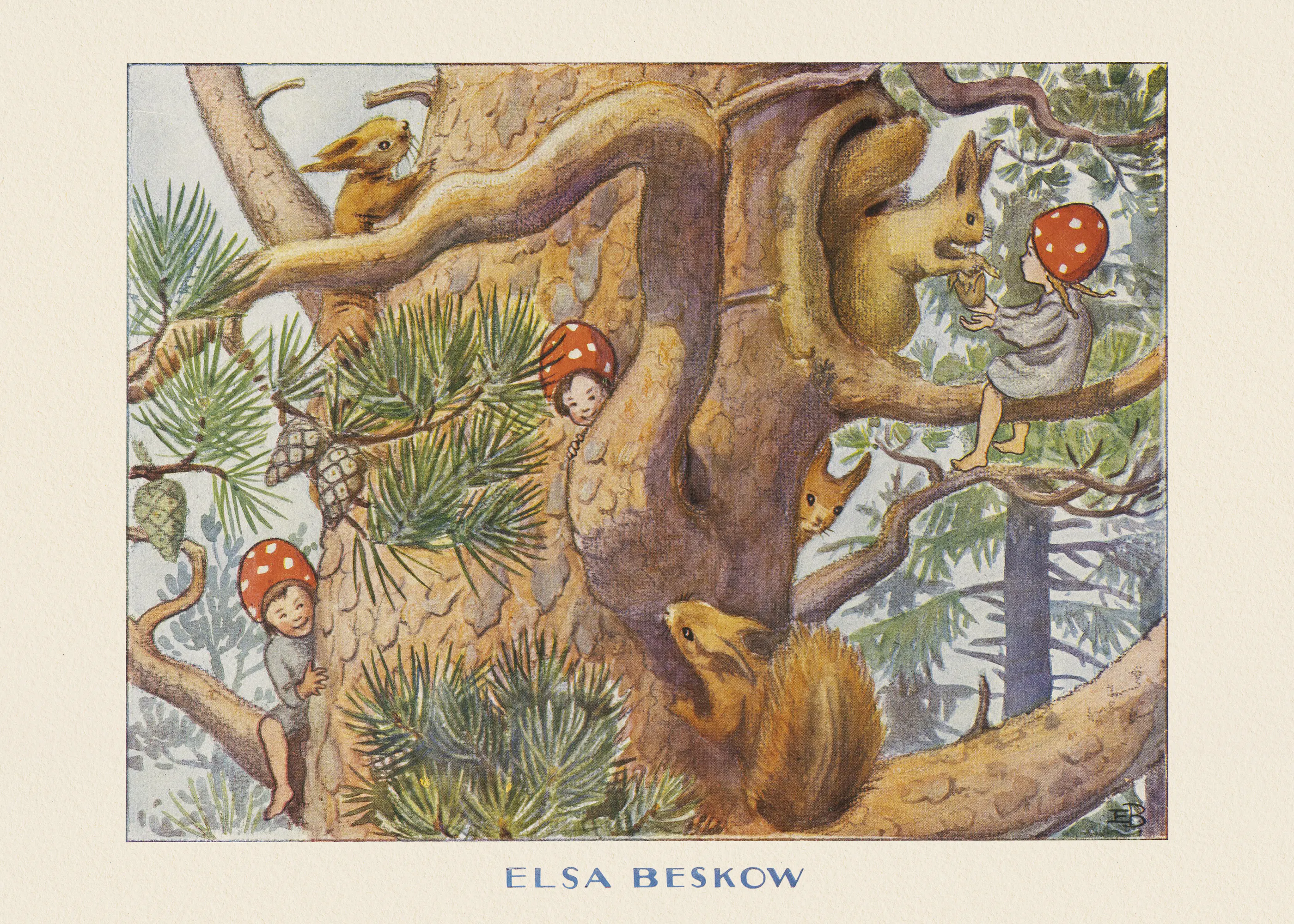 Brown Forest Friends Poster 0