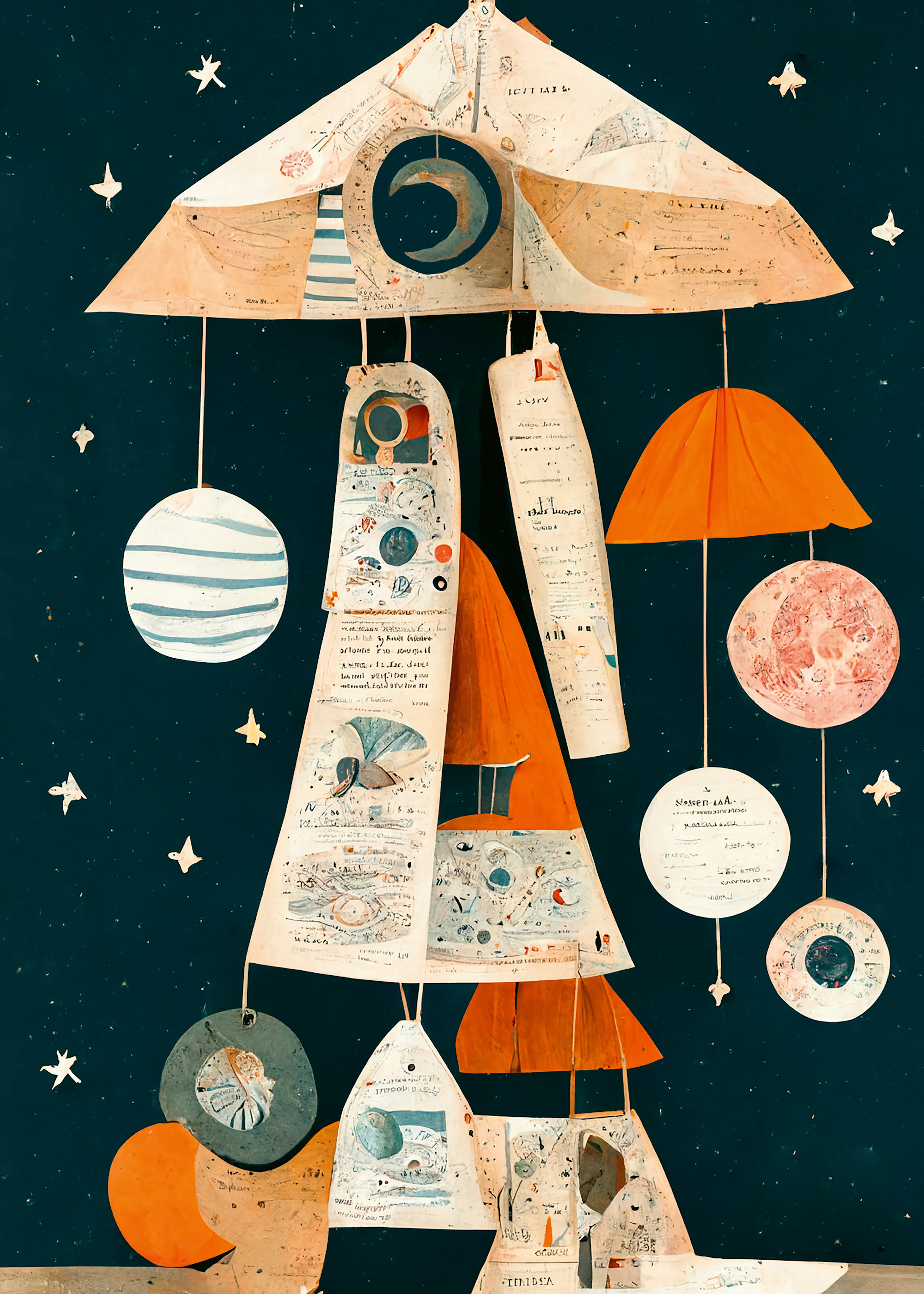 Cohete Espacial Póster 0