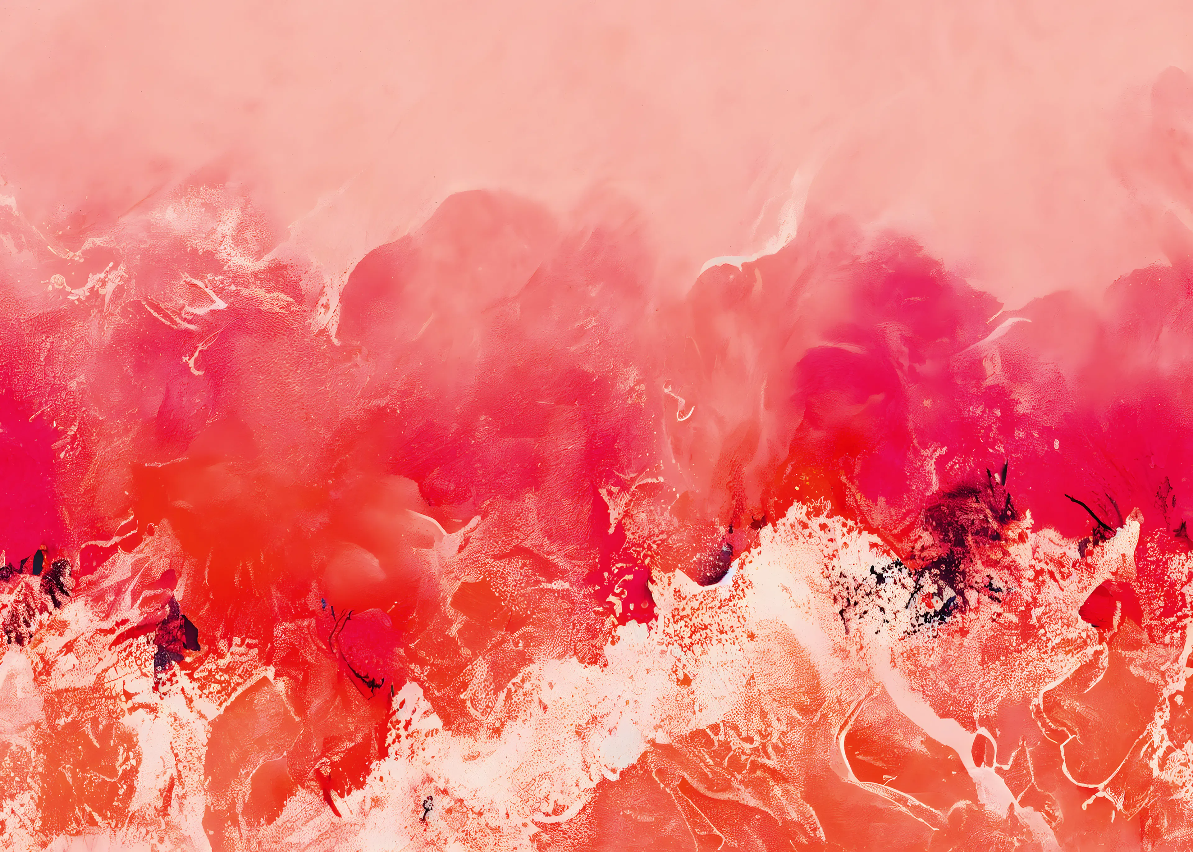 Pink Ocean Waves Poster 0