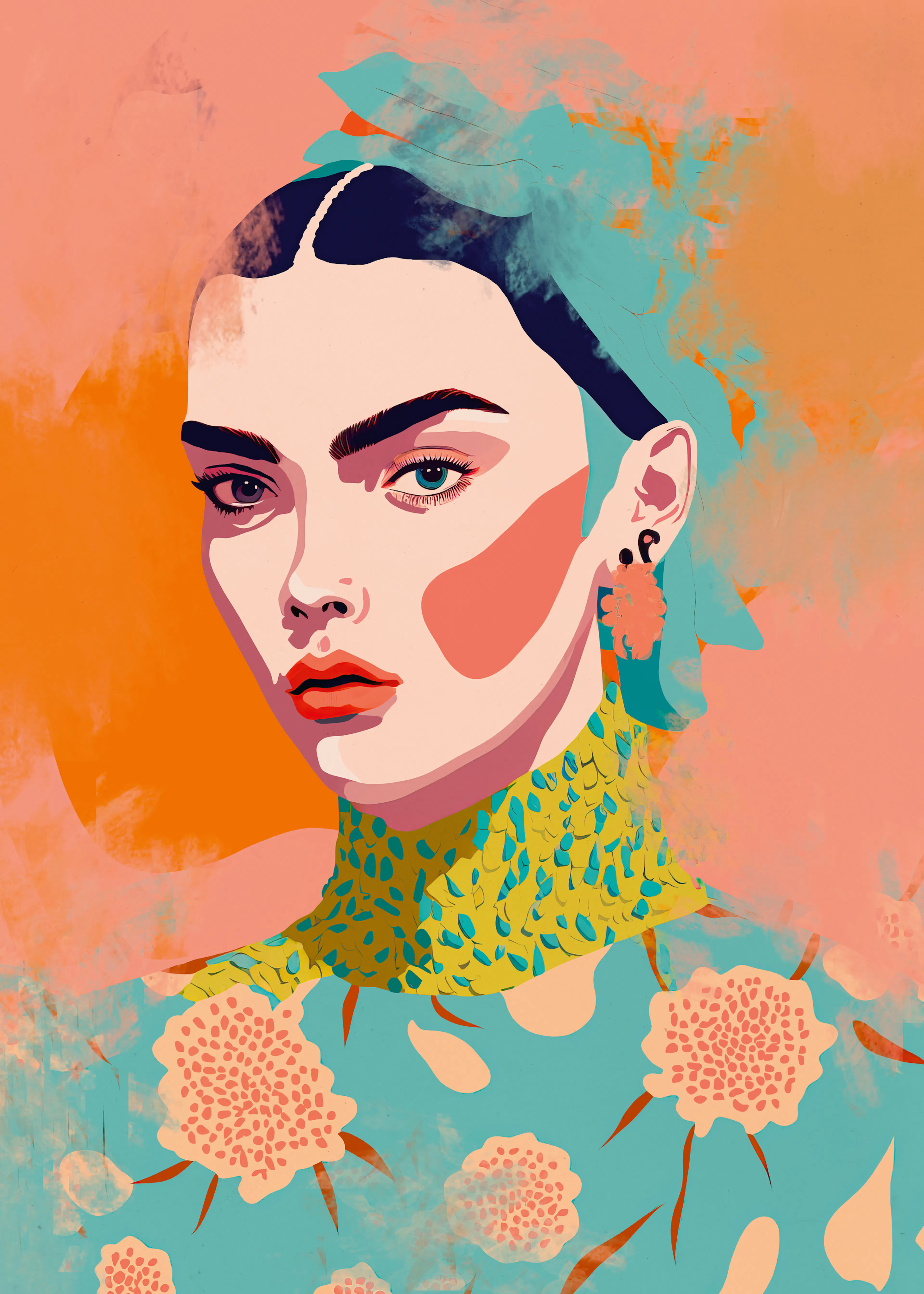 Orange Bold Elegance Poster 0