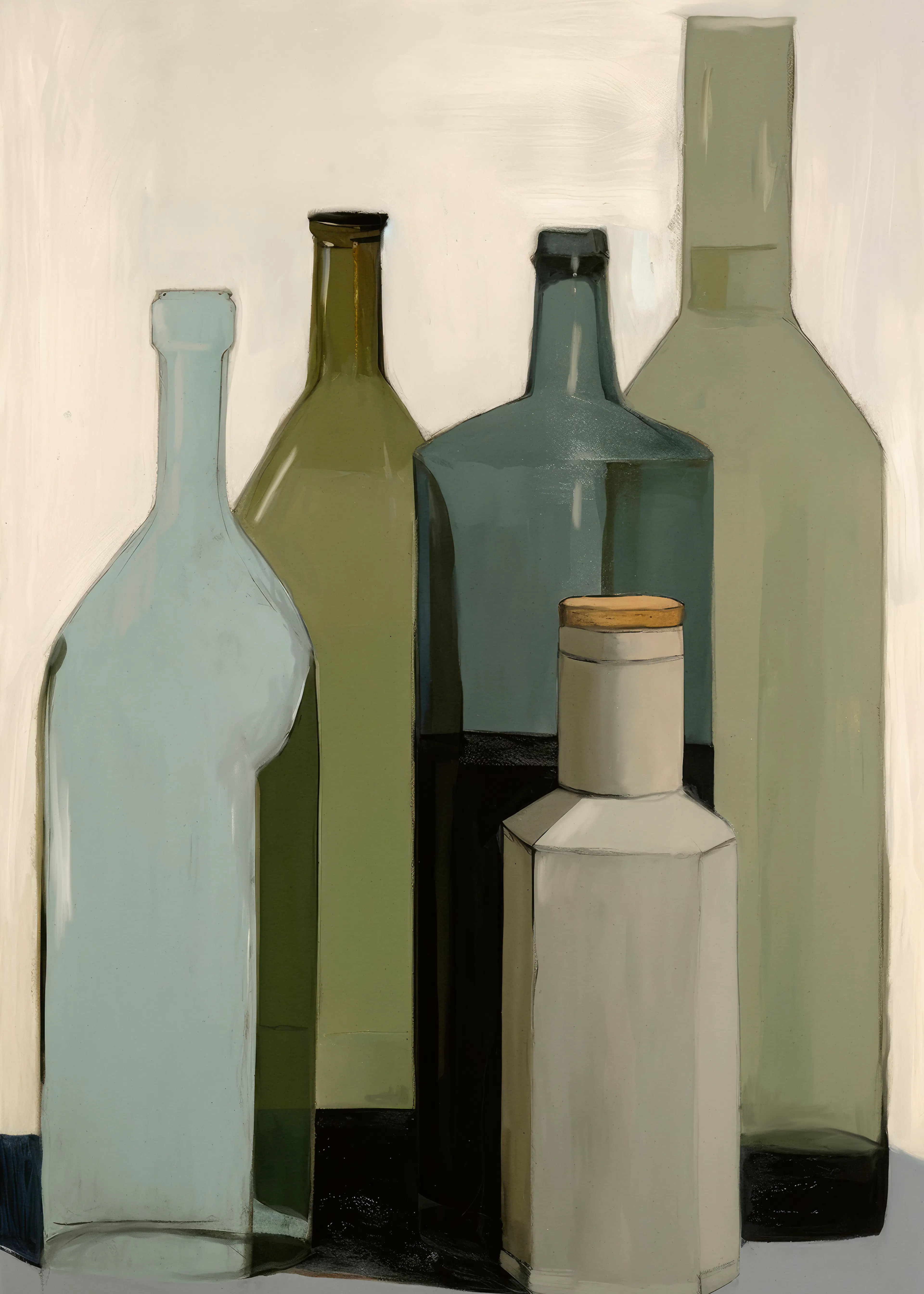 Bottle Shadows Poster 0