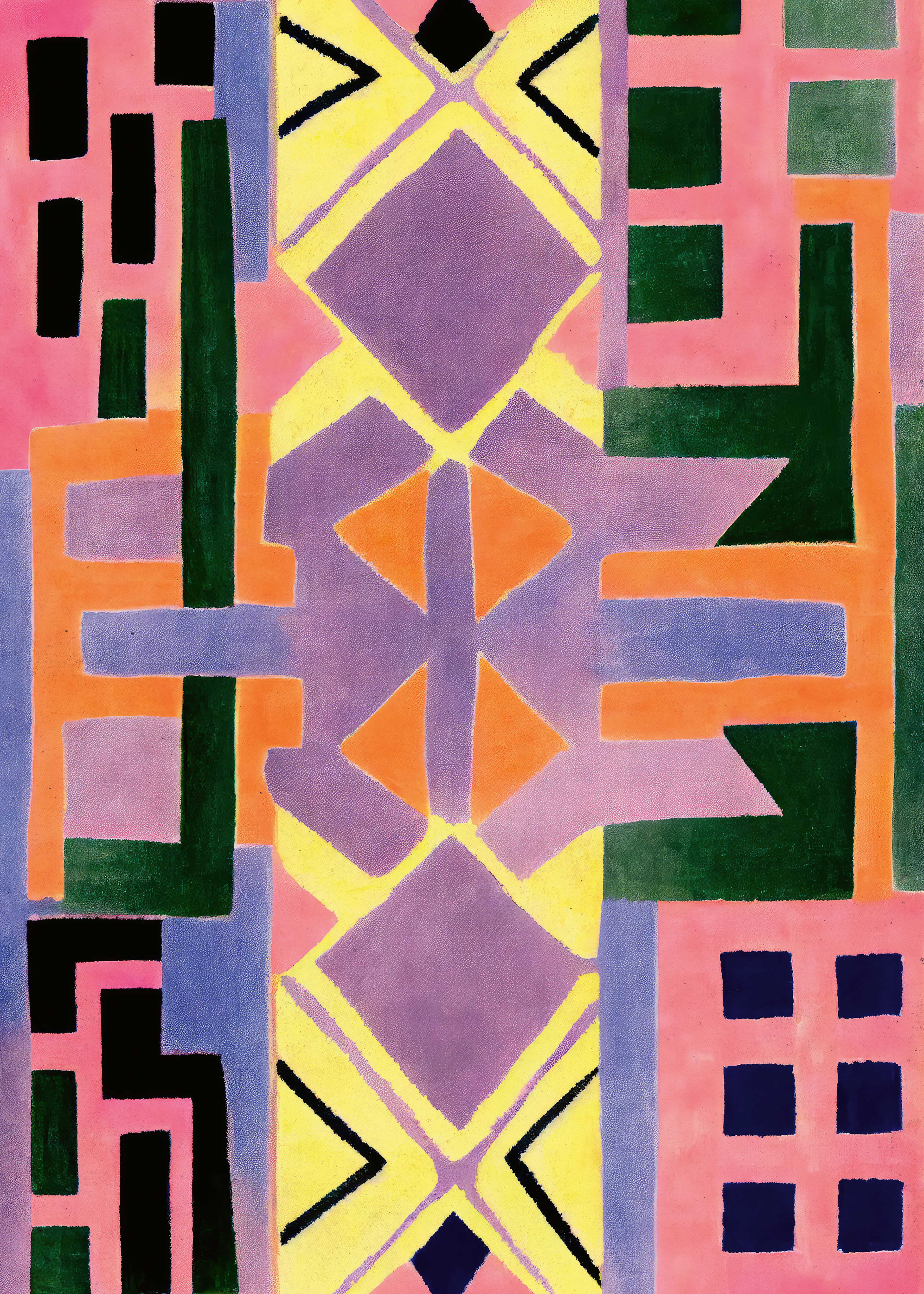 Pink Geometric Harmony Poster 0
