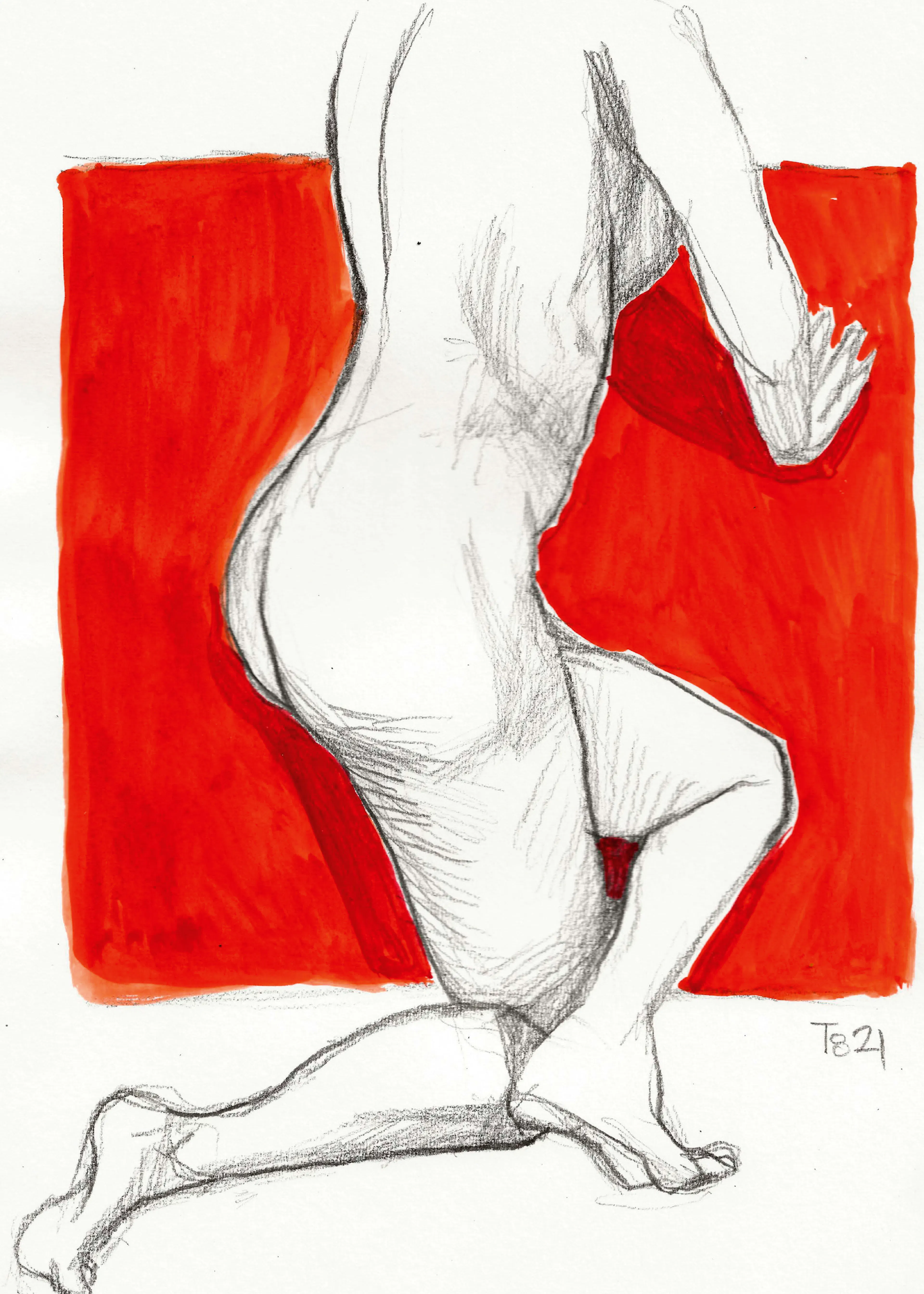 Abrazo Rojo Póster 0