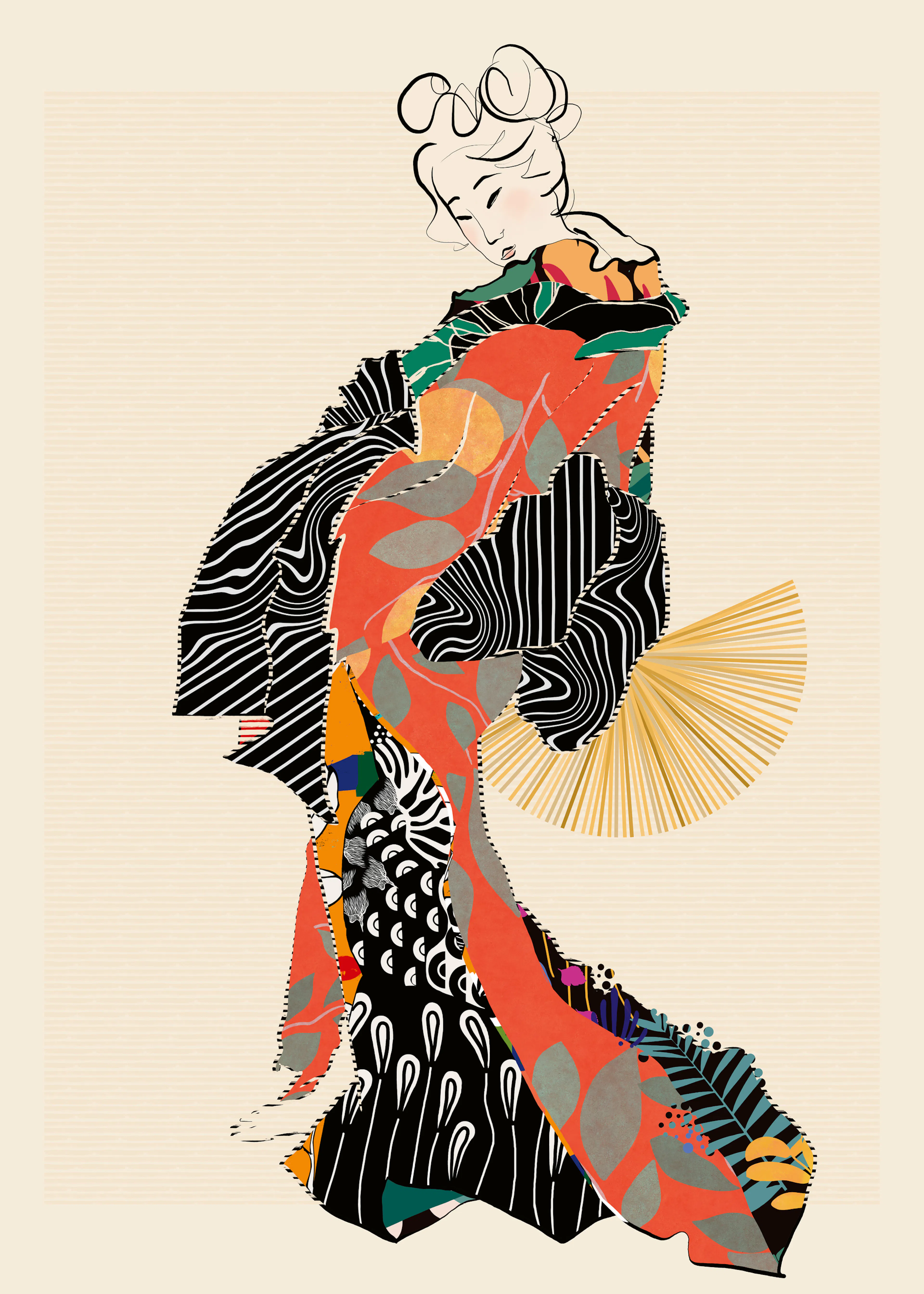 Elegant Kimono Poster 0