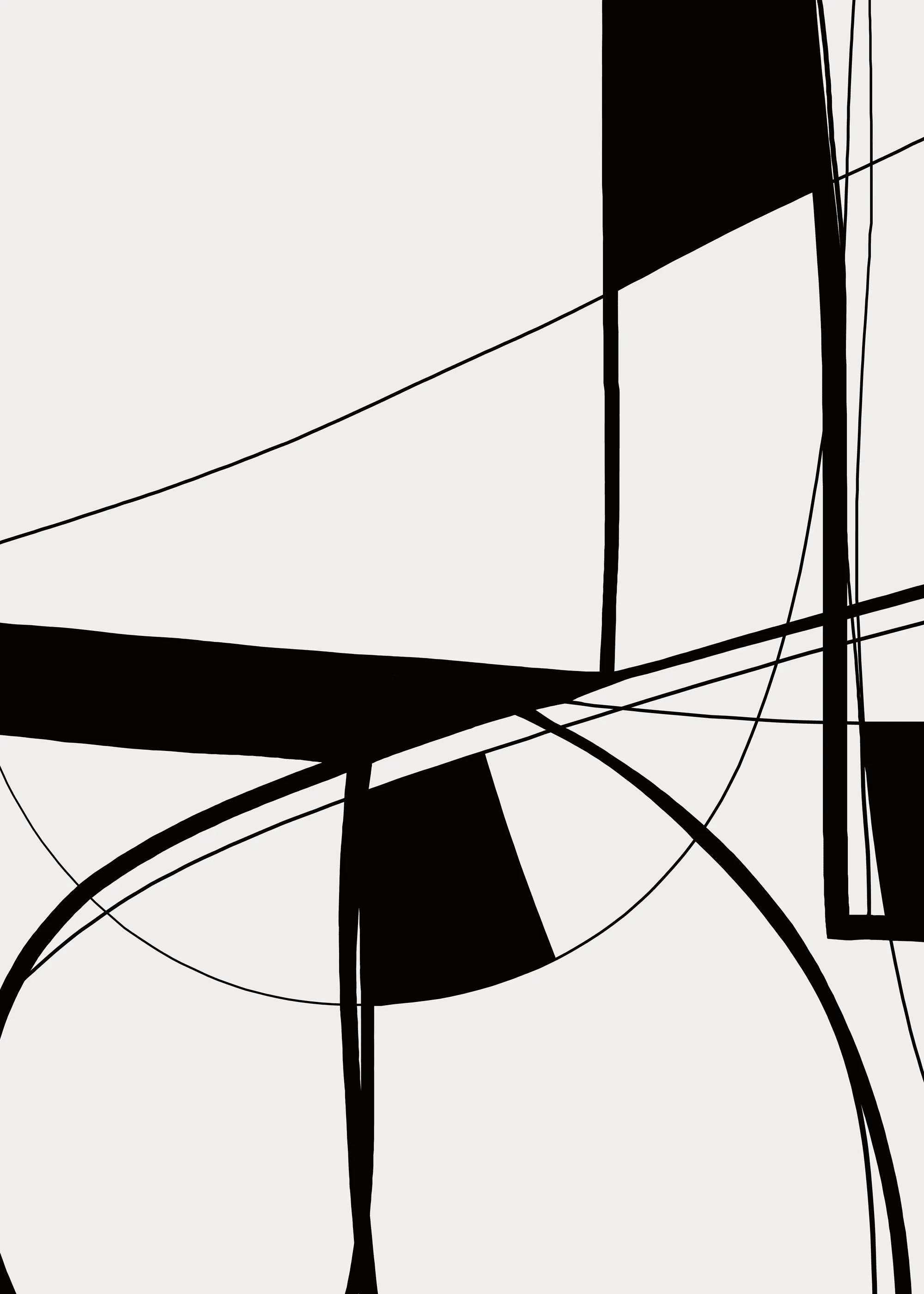 Ebano Astratto Equilibrio Poster 0