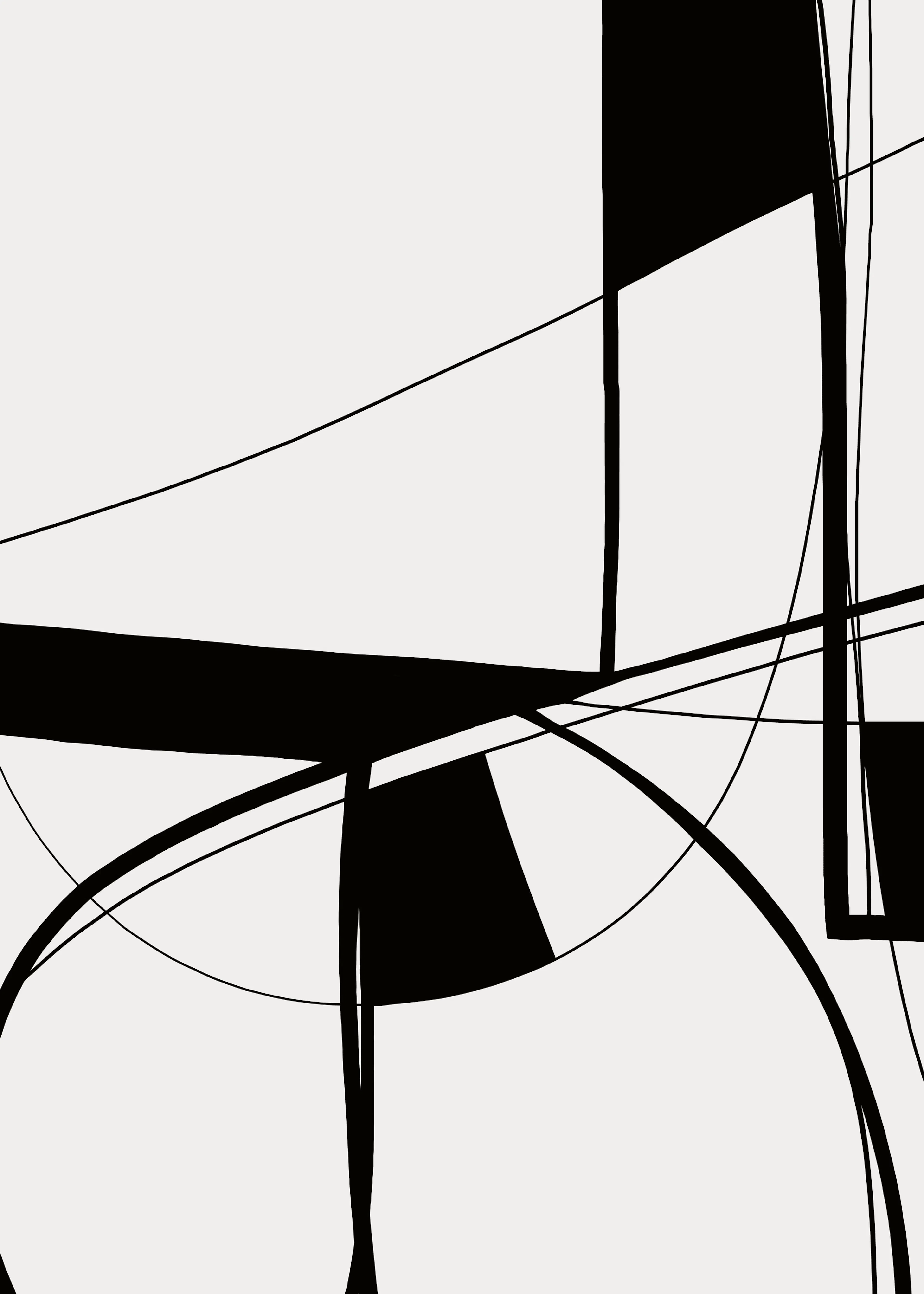Ebony Abstract Balance Poster 0