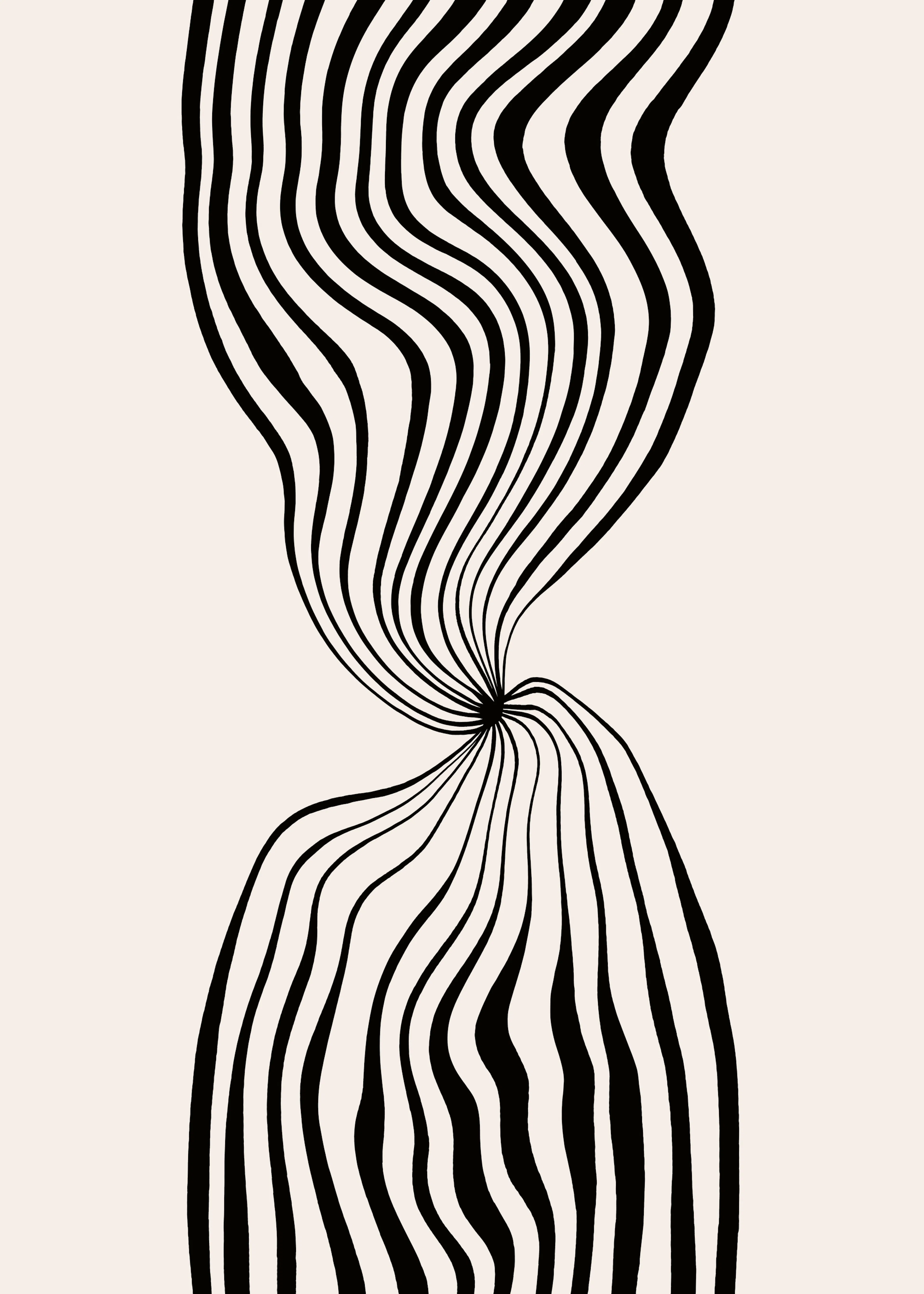 Distorted Lines Poster 0
