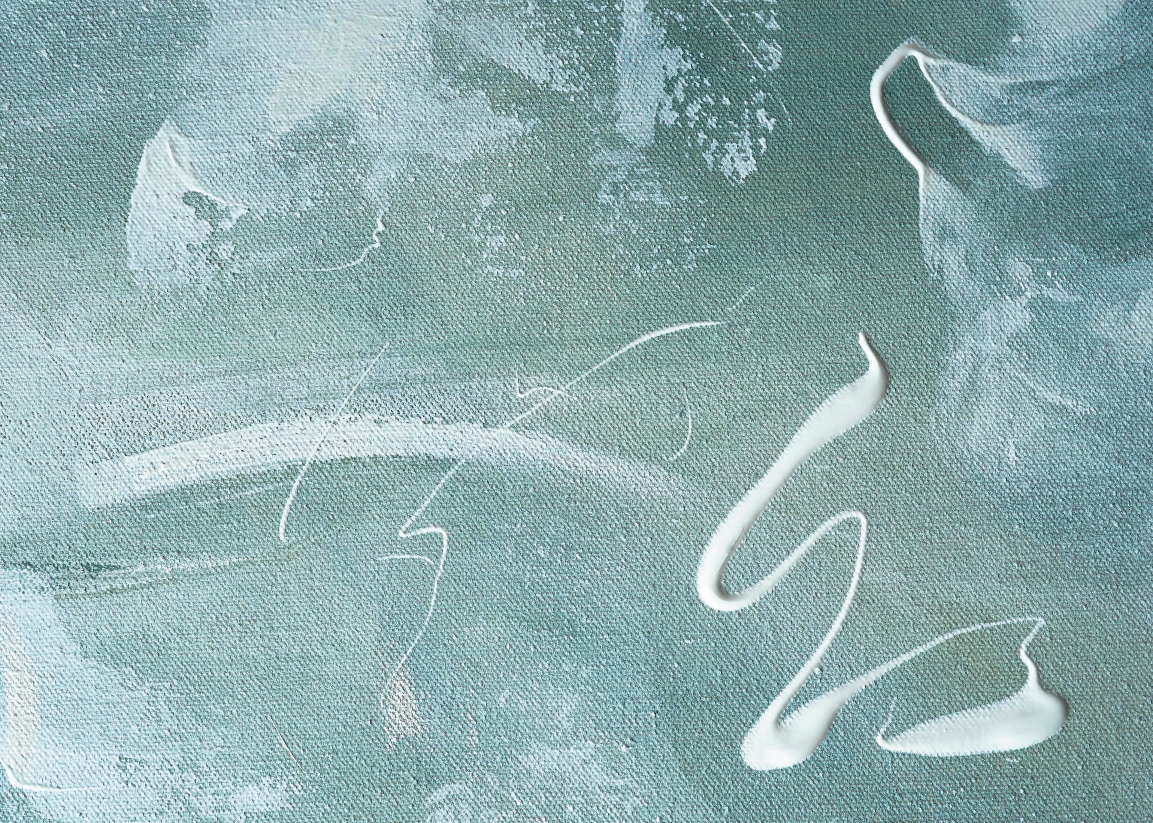Blue Misty Forest Poster 0
