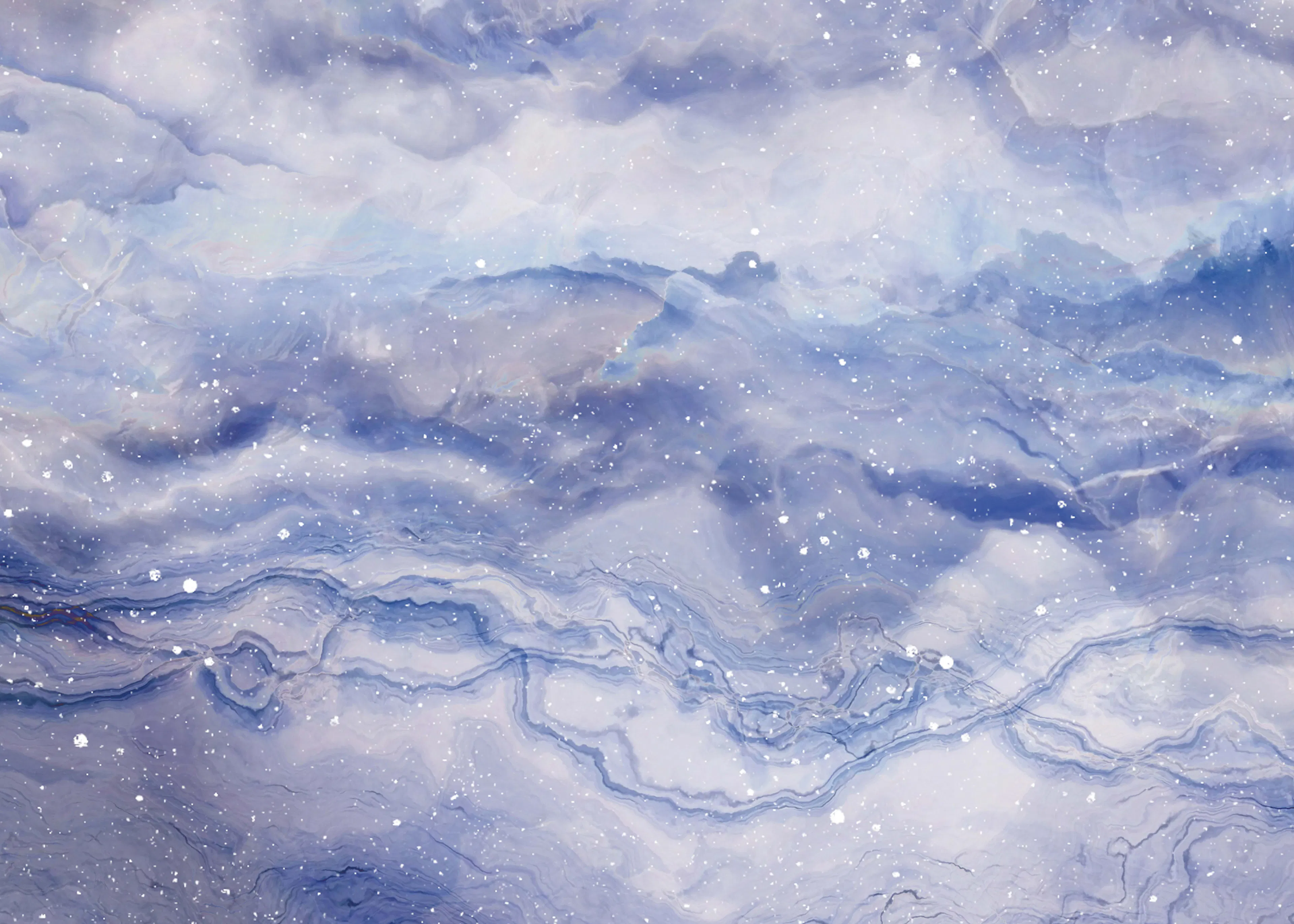Blue Marble Waves Poster 0