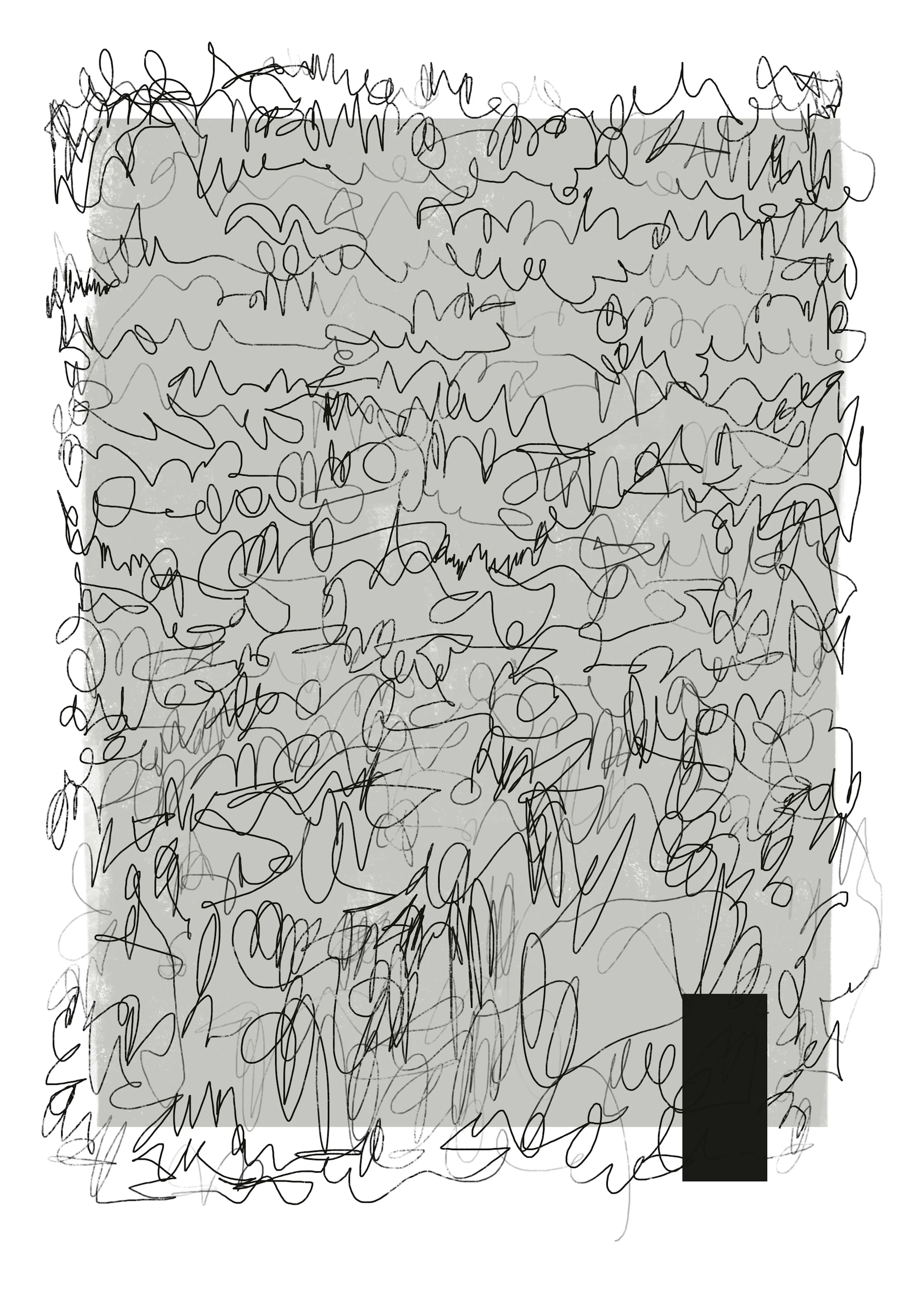 Scribbled Thoughts Poster 0