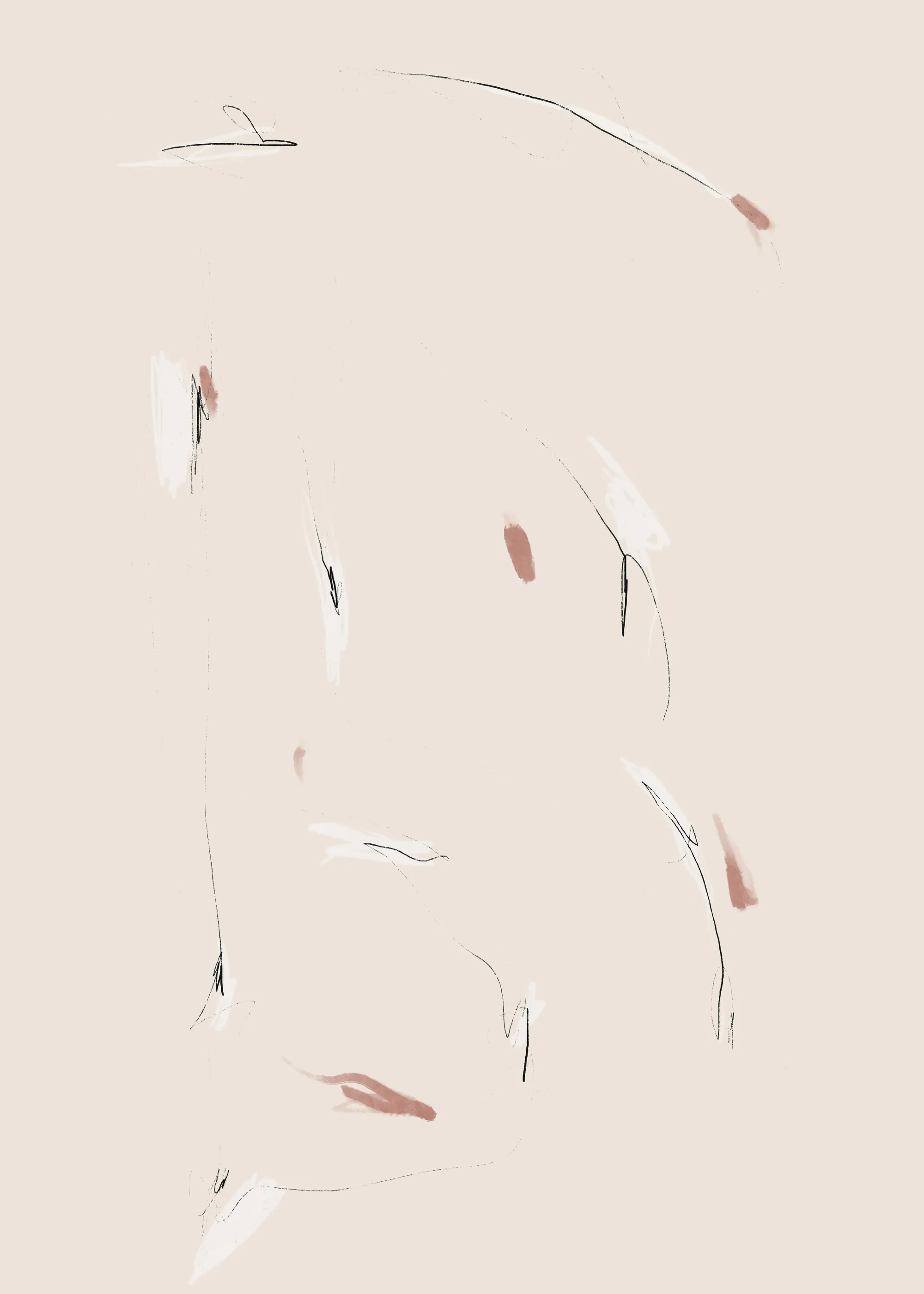Beige Minimalist Balance Poster 0