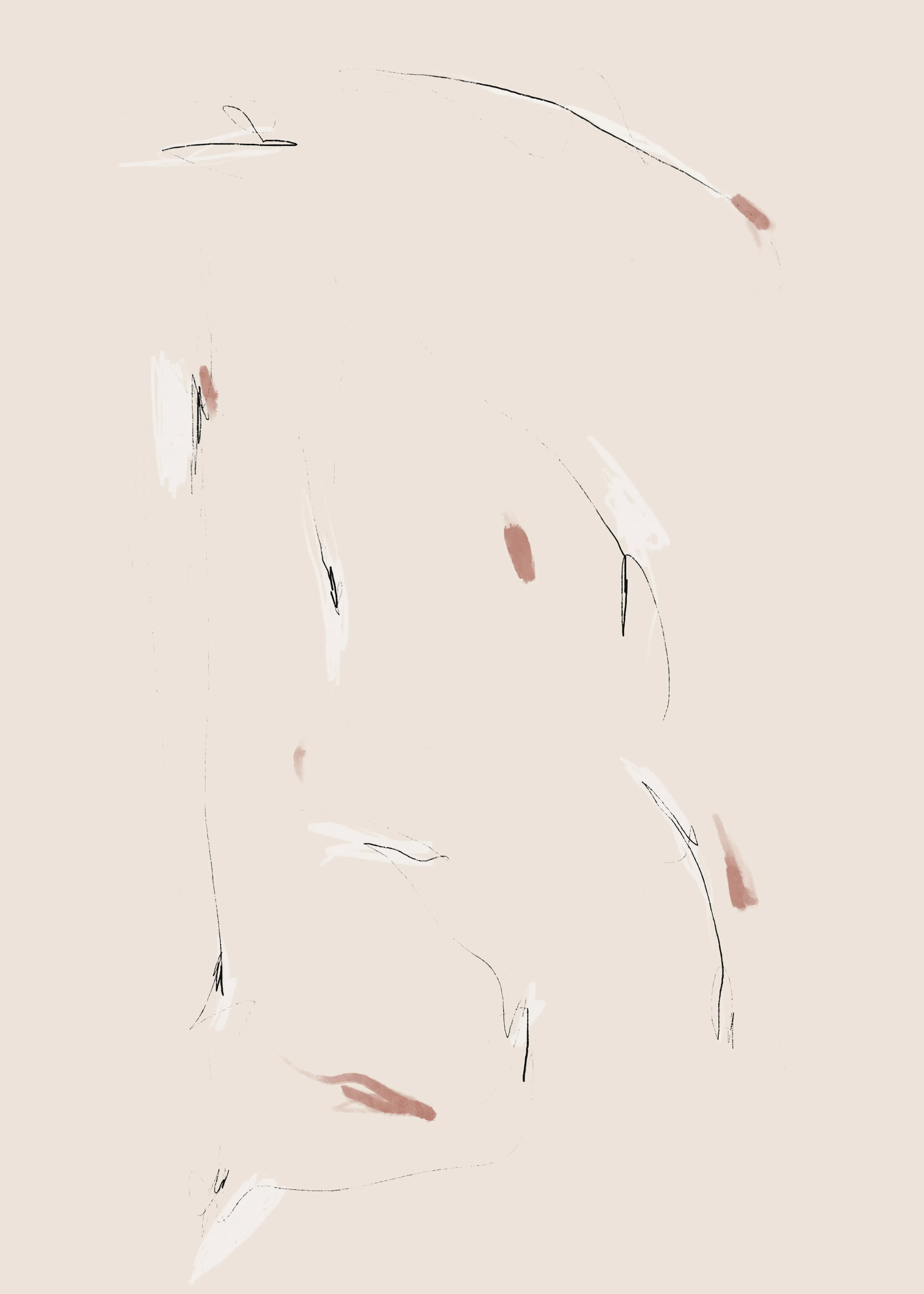 Beige Minimalist Balance Poster 0
