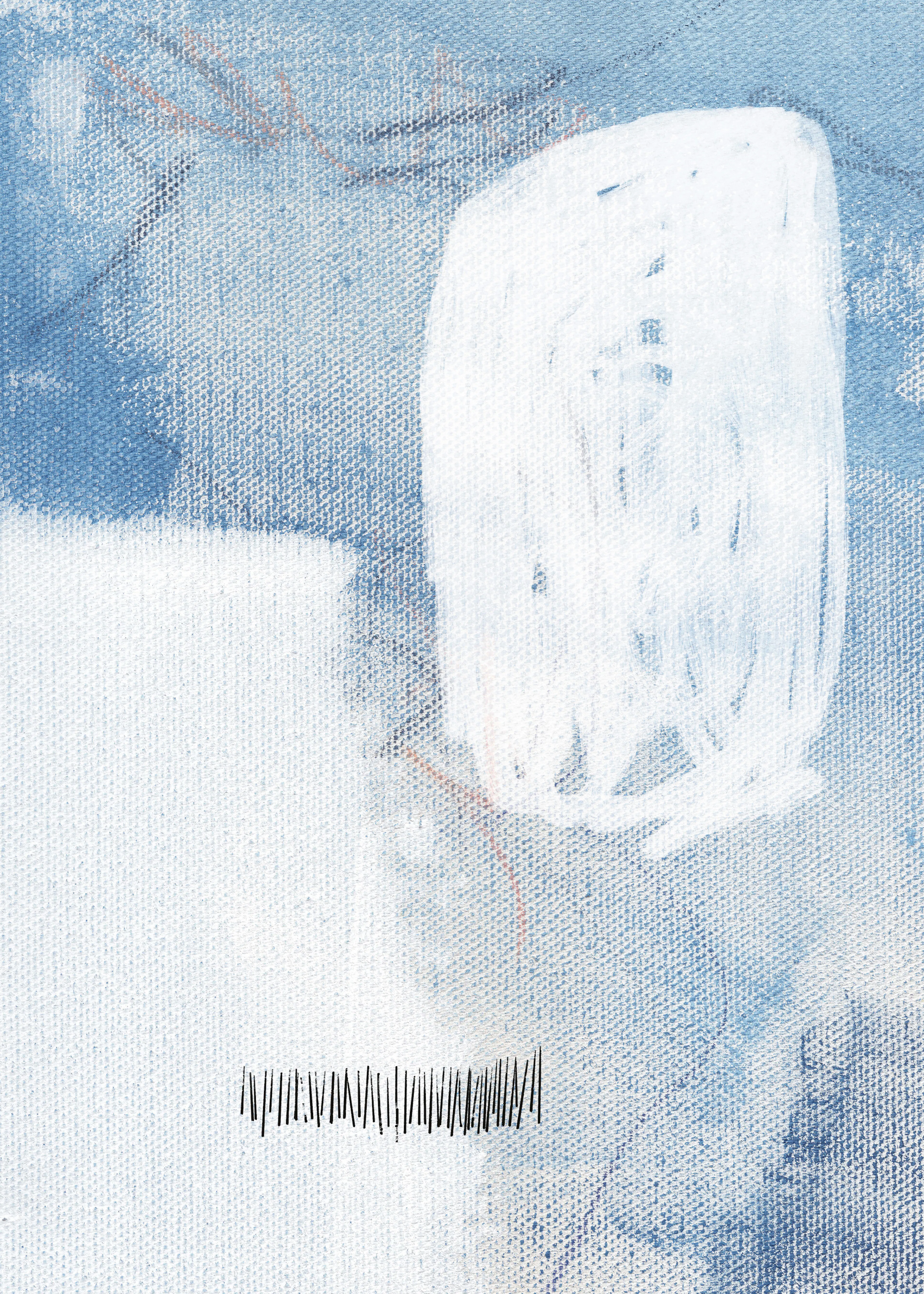 Sky Blue Abstract Serenity Poster 0
