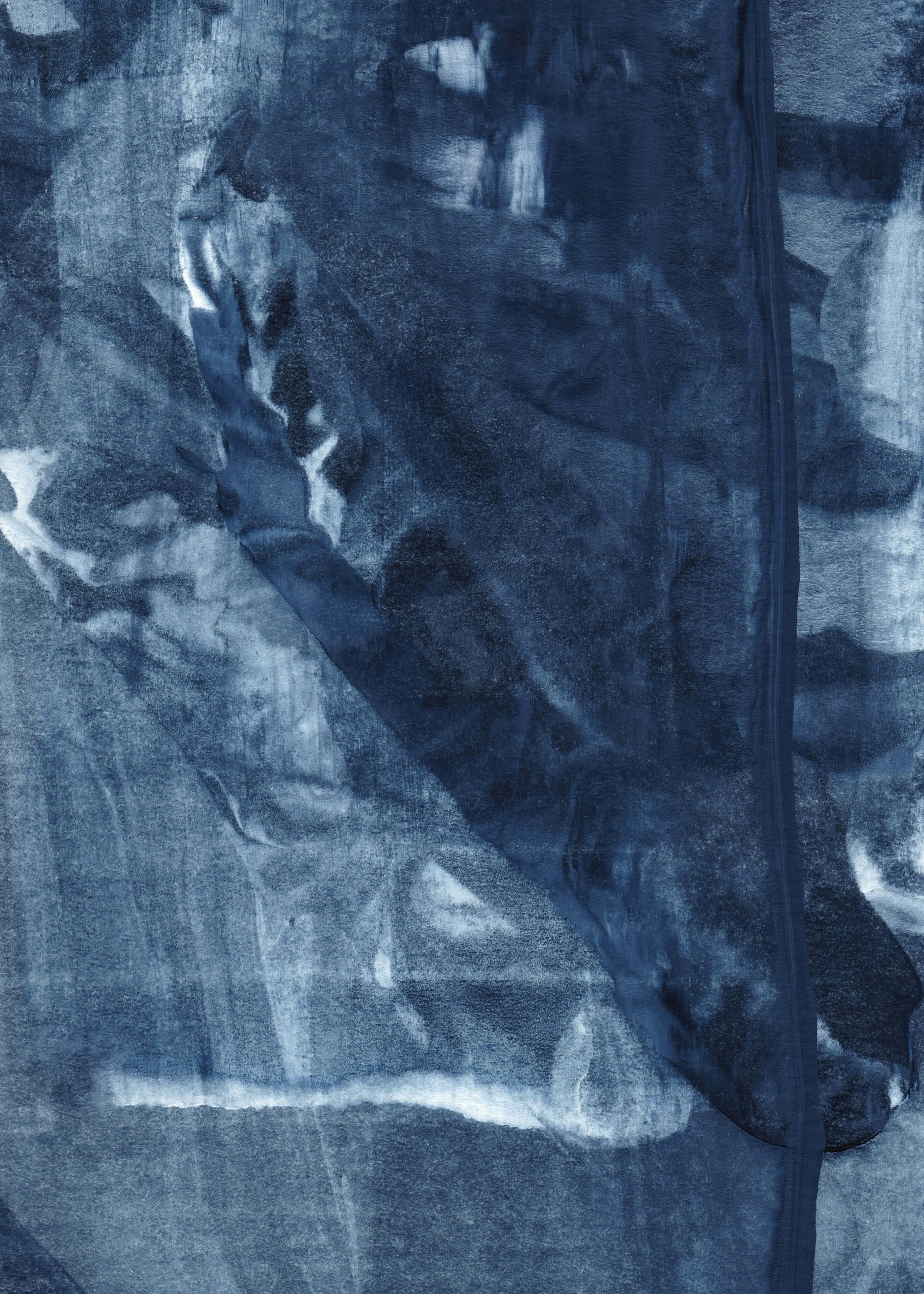 Deep Blue Texture Poster 0