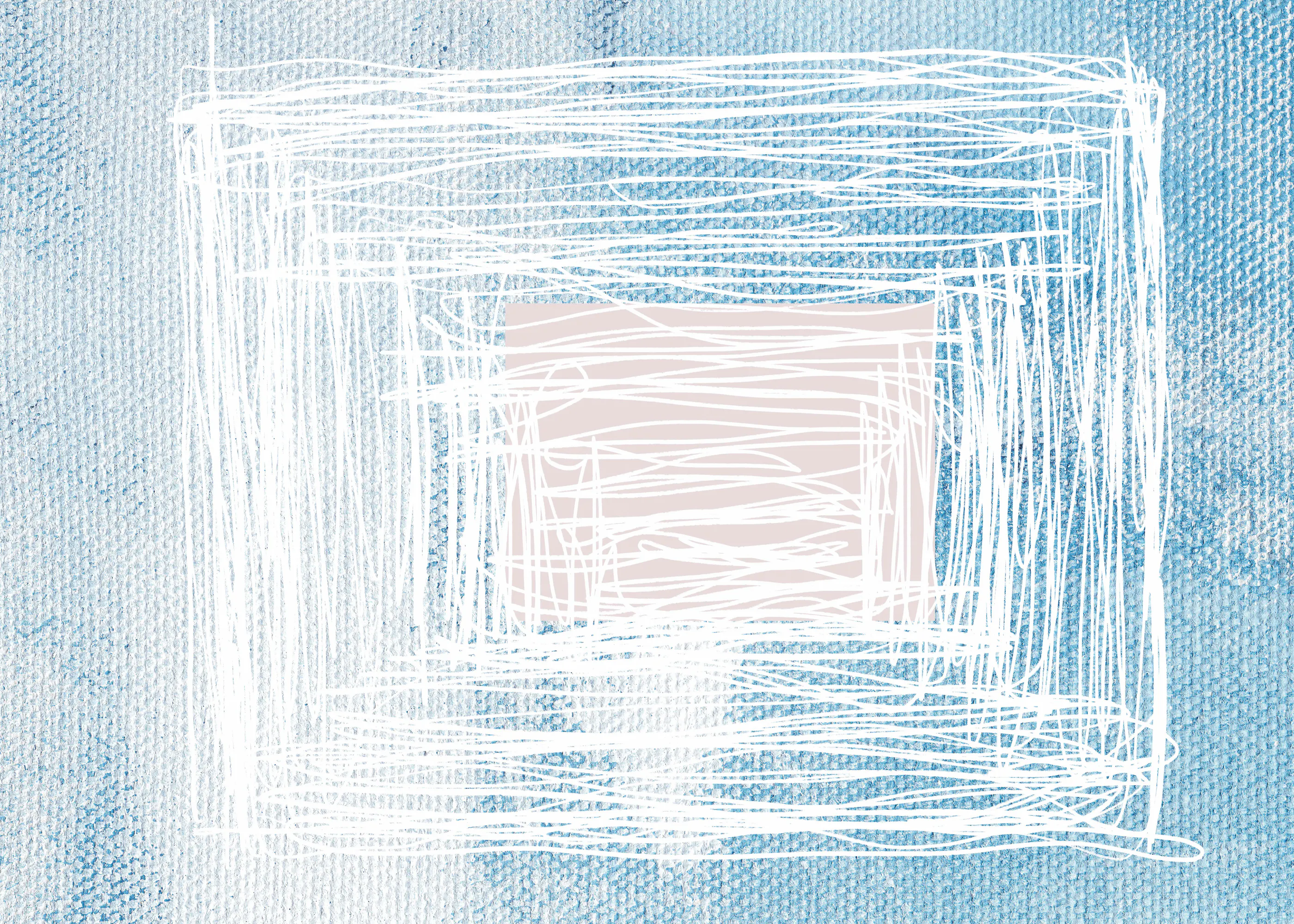 Sérénité Abstraite Bleu Clair Poster 0