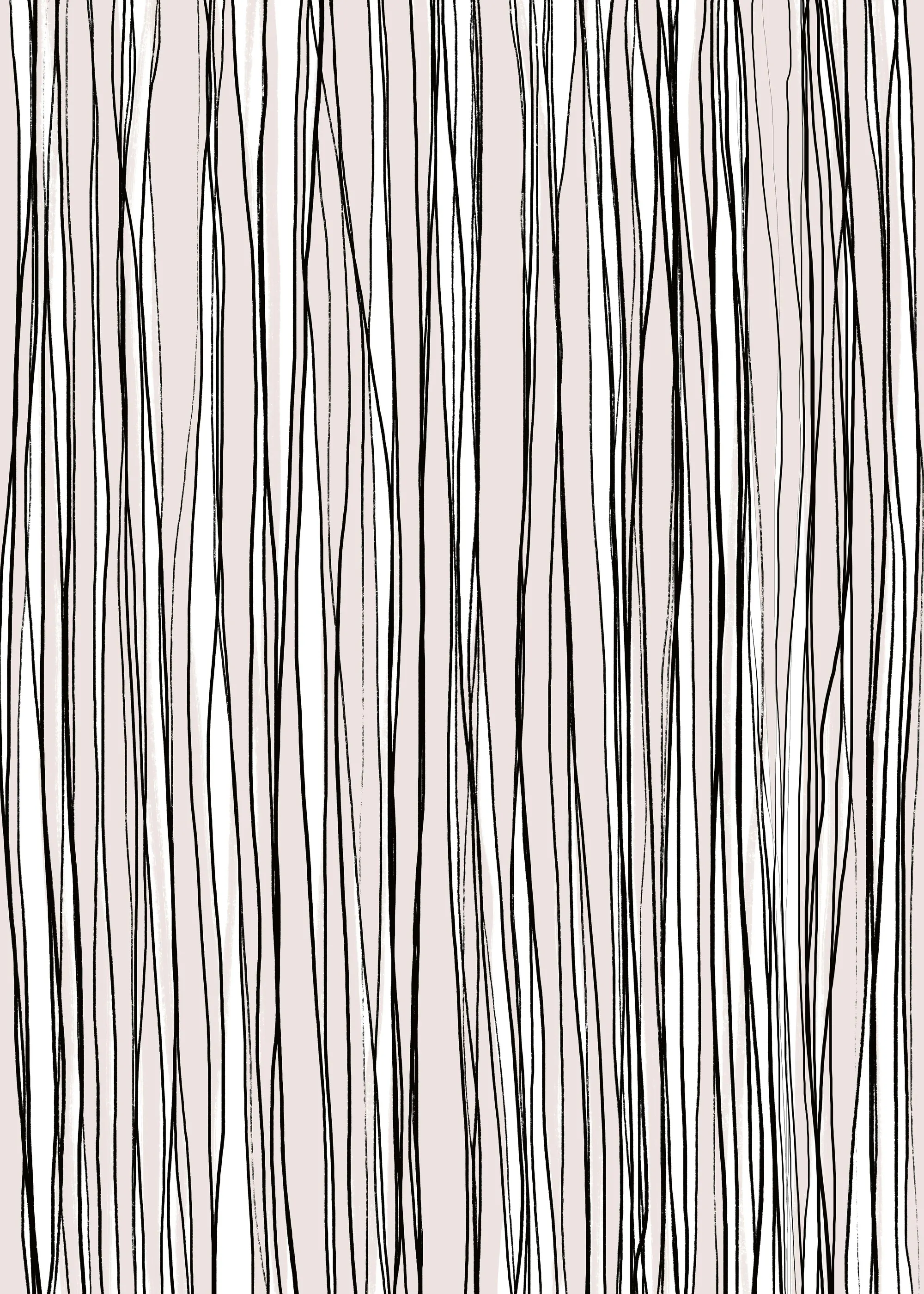 Graphite Abstract Lines Poster 0