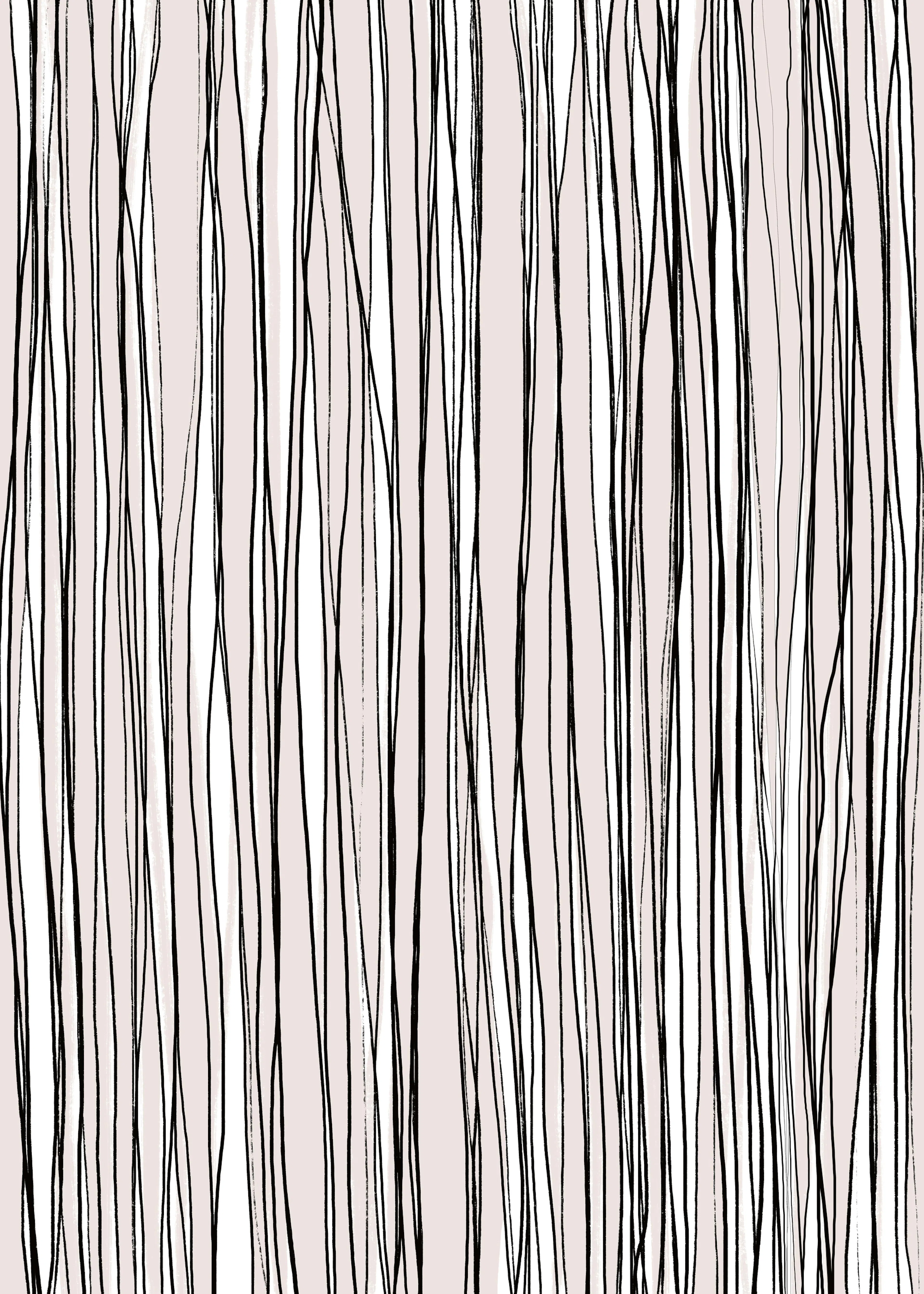 Graphite Abstract Lines Poster 0