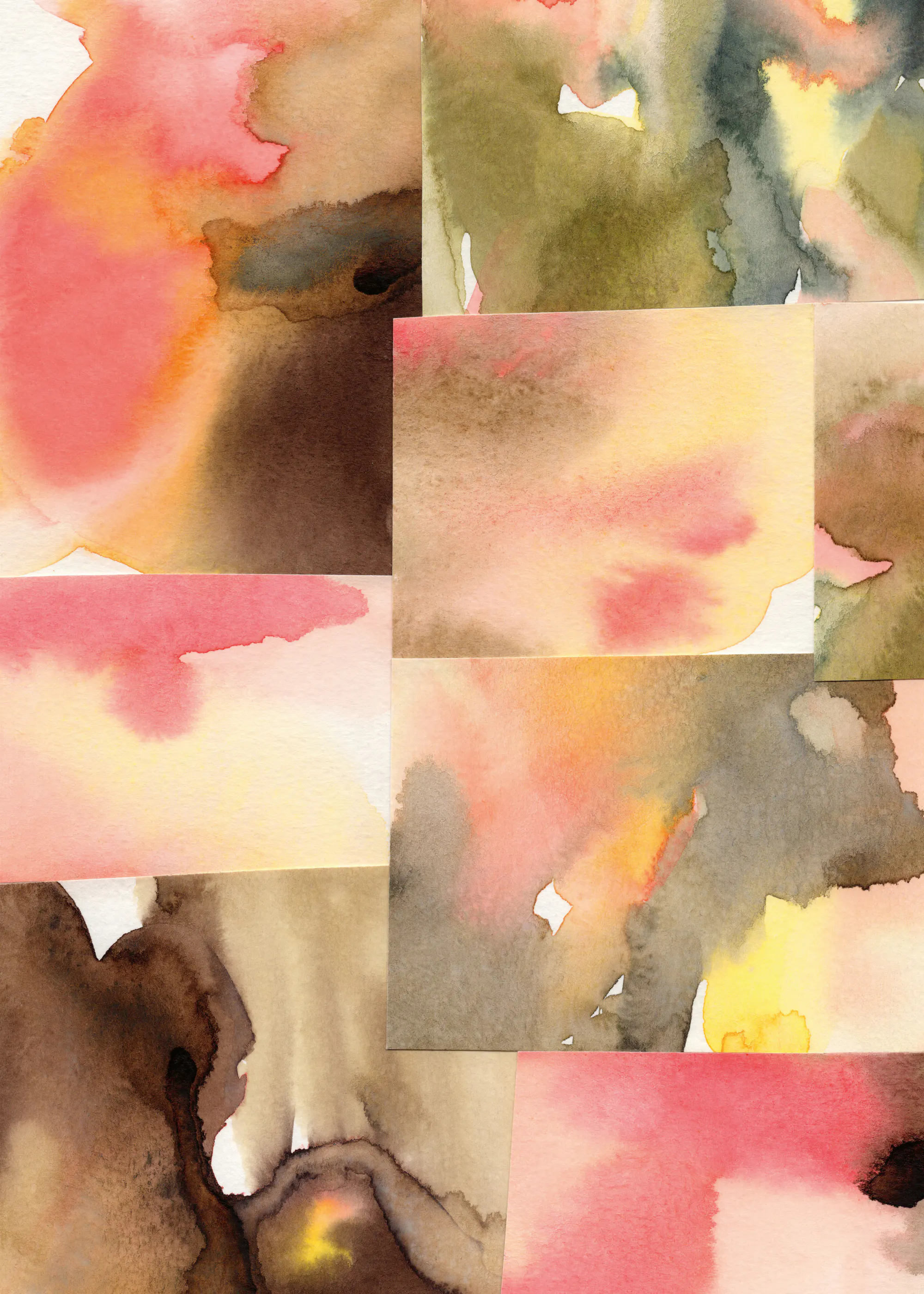 Abstrait Pastel Poster 0