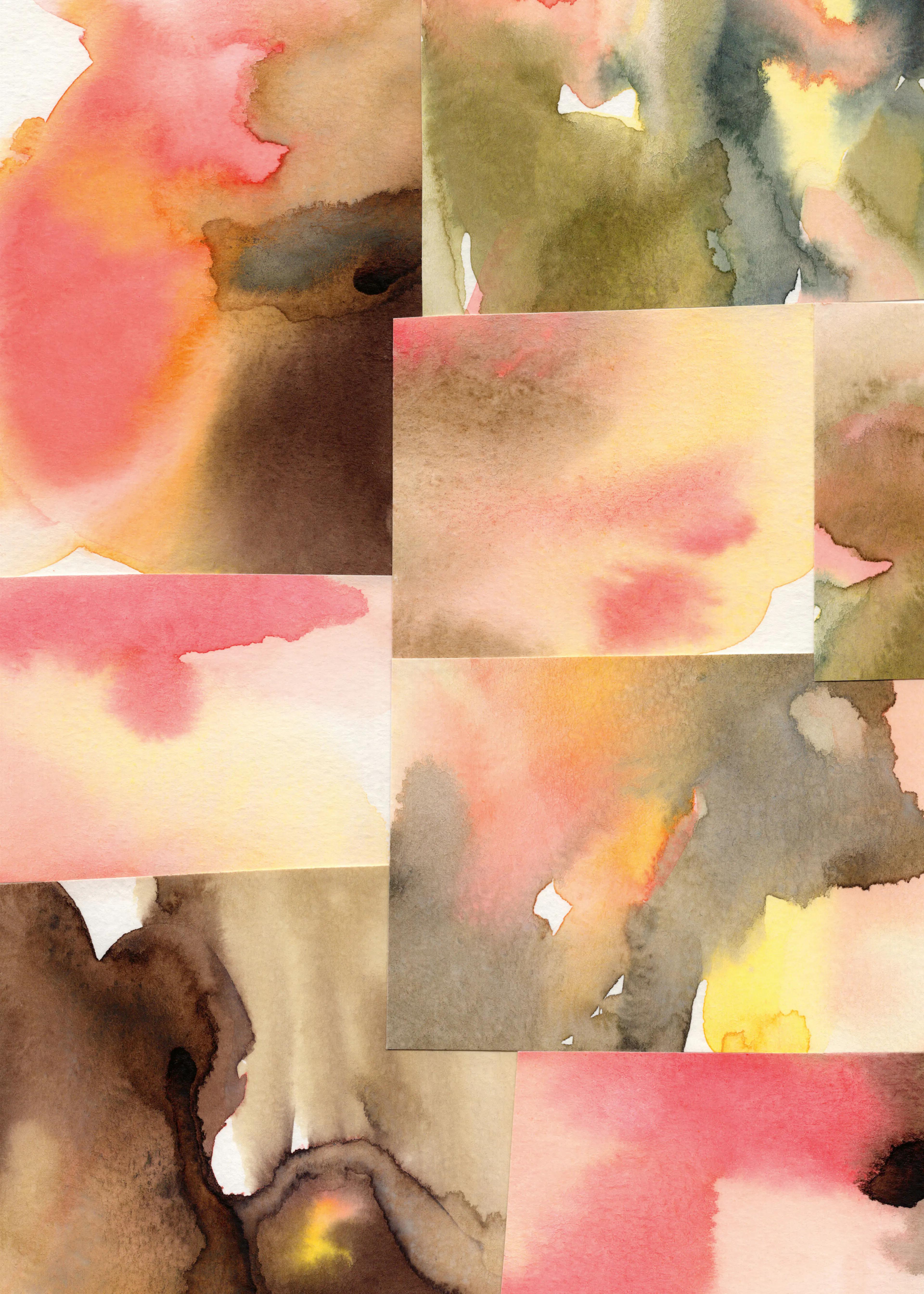 Abstracto Pastel Póster 0