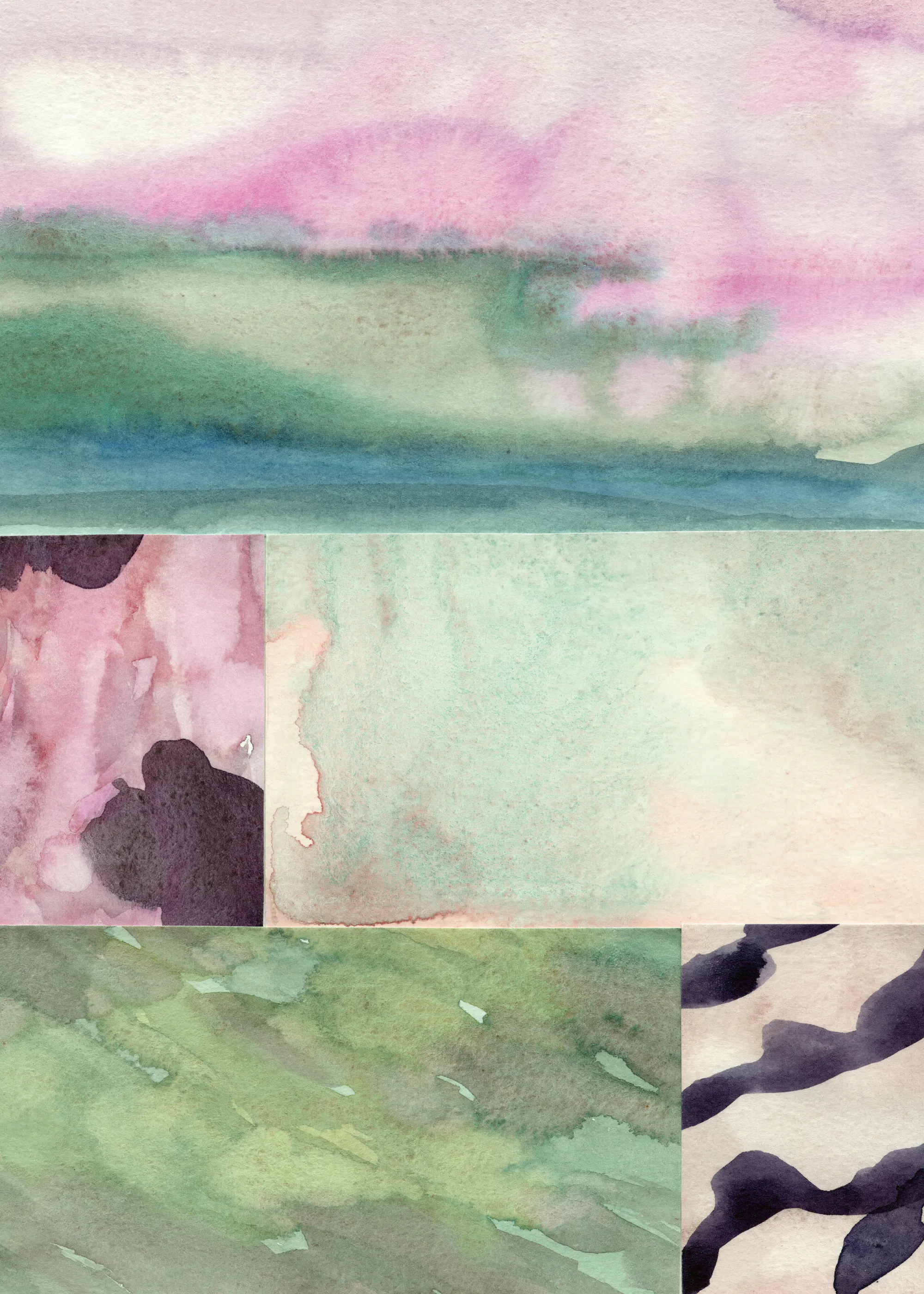 Serene Watercolors Poster 0