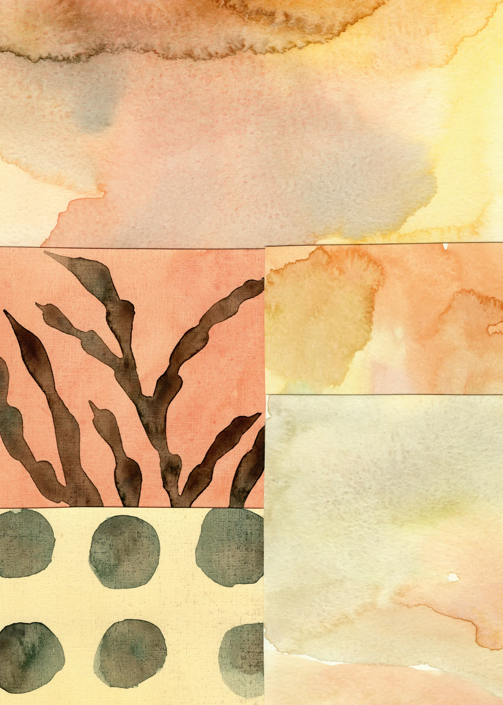 Abstraktes Aquarell Poster 0