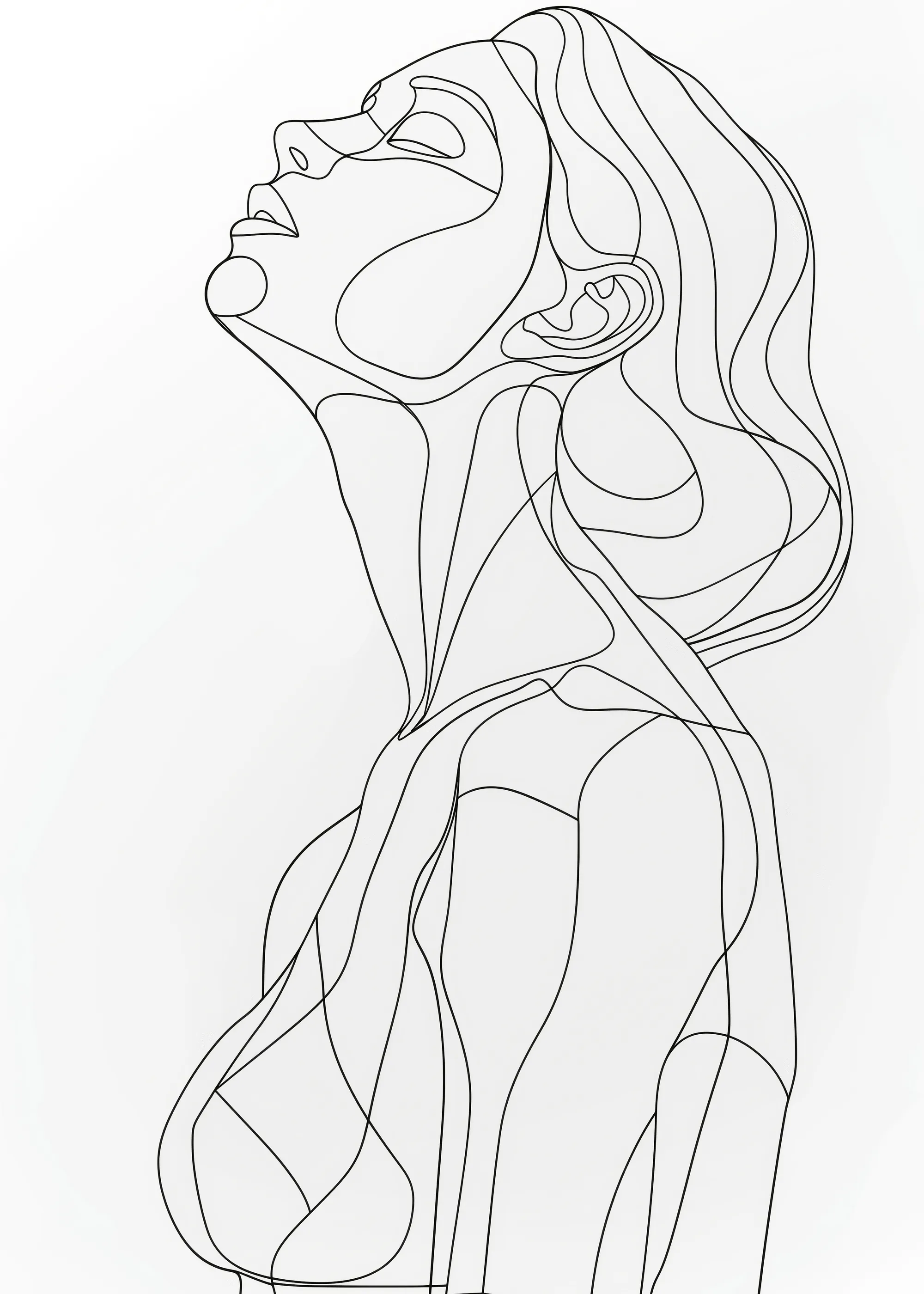 Eleganckie linie Plakat 0