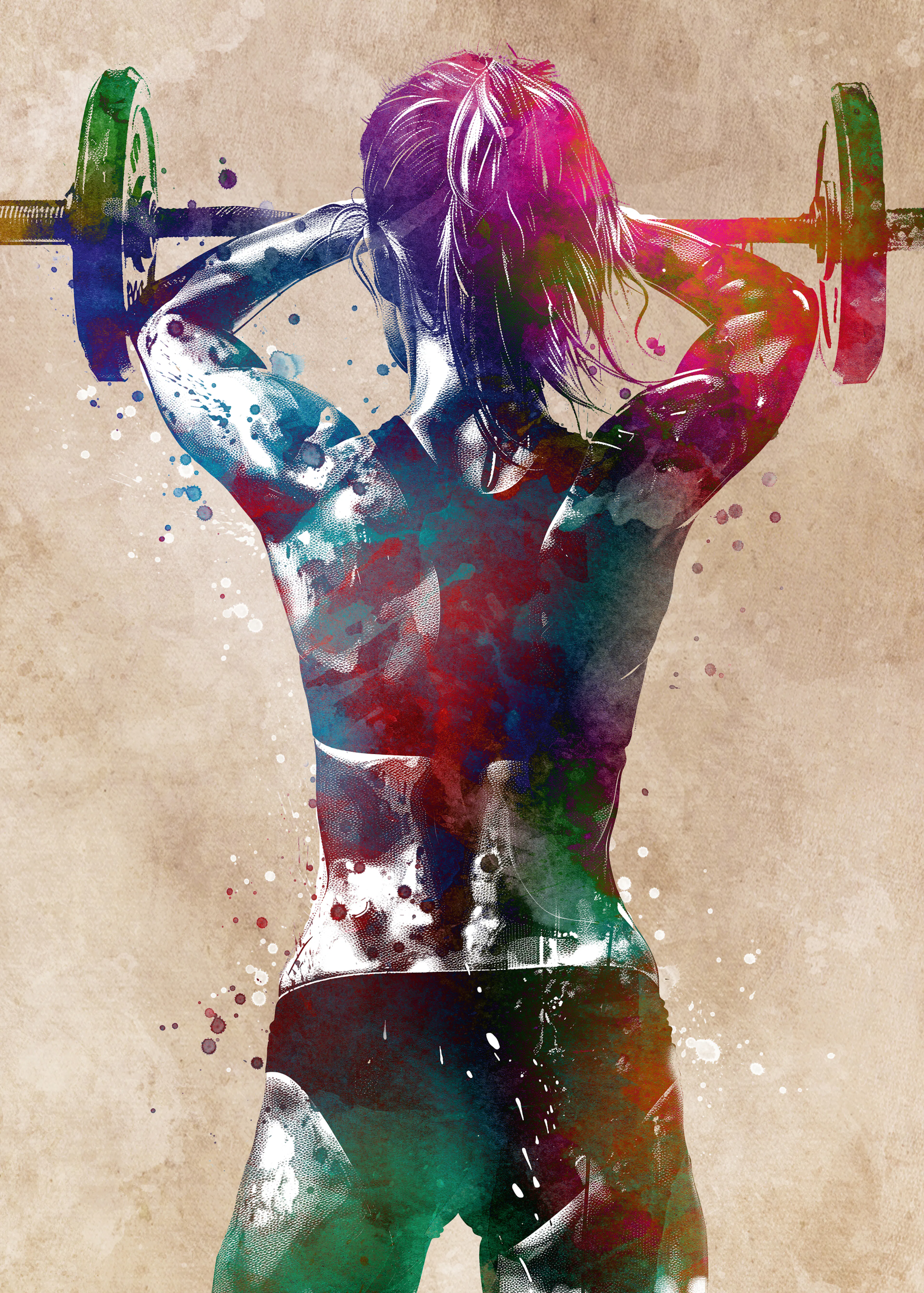 Strength Silhouette Poster 0