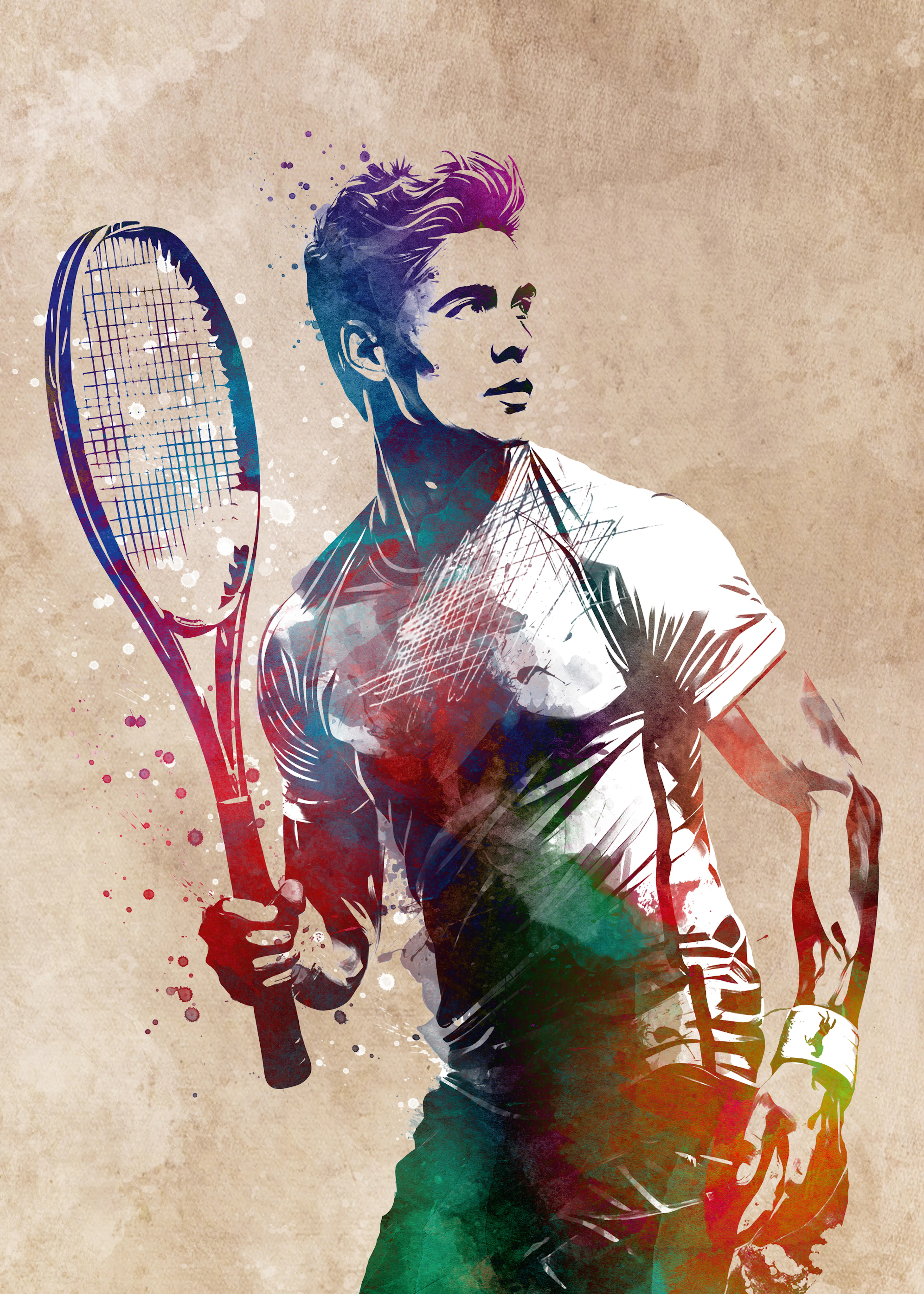 Dynamic Tennis Poster 0