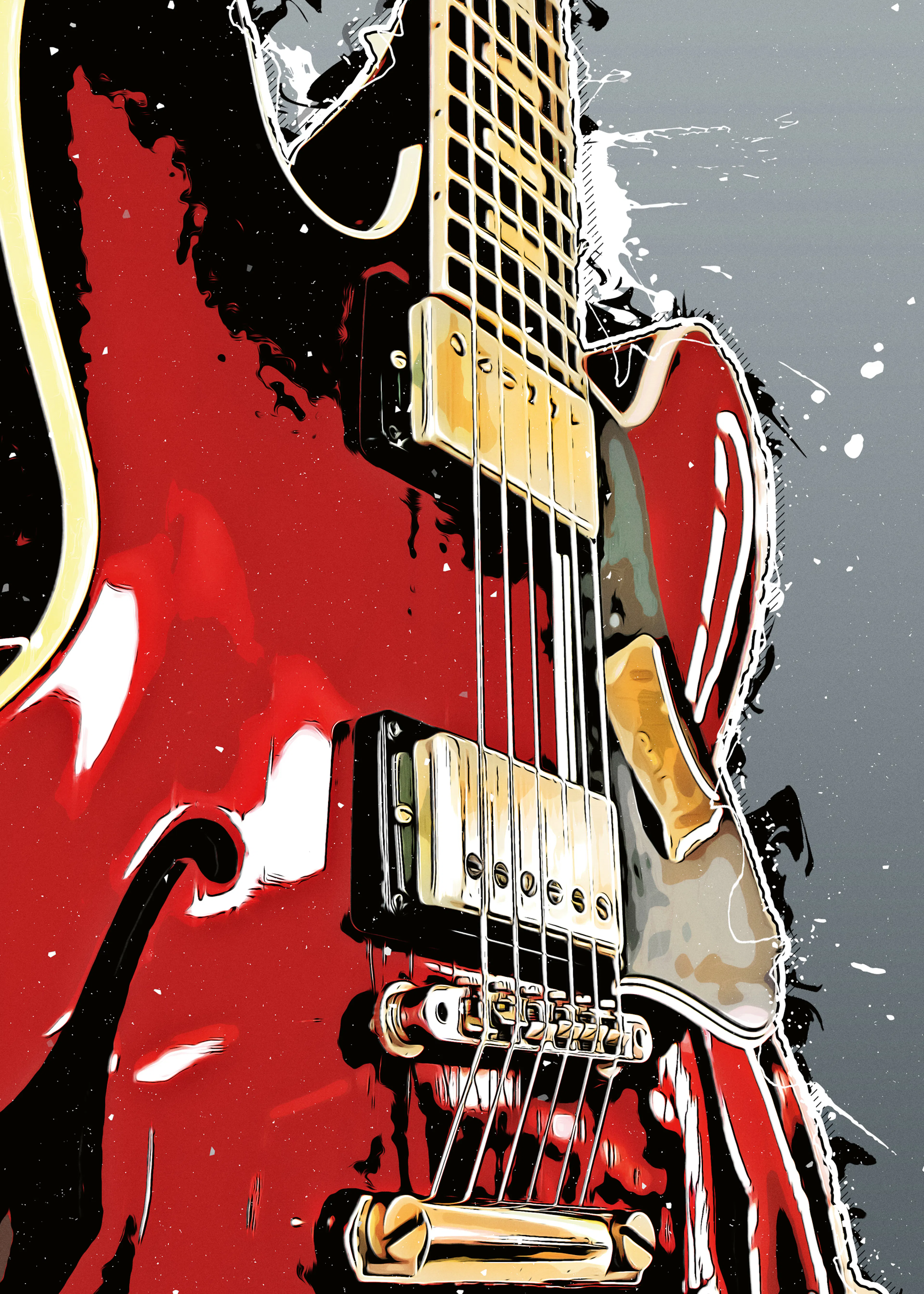 Electric Guitar Vibes Poster 0
