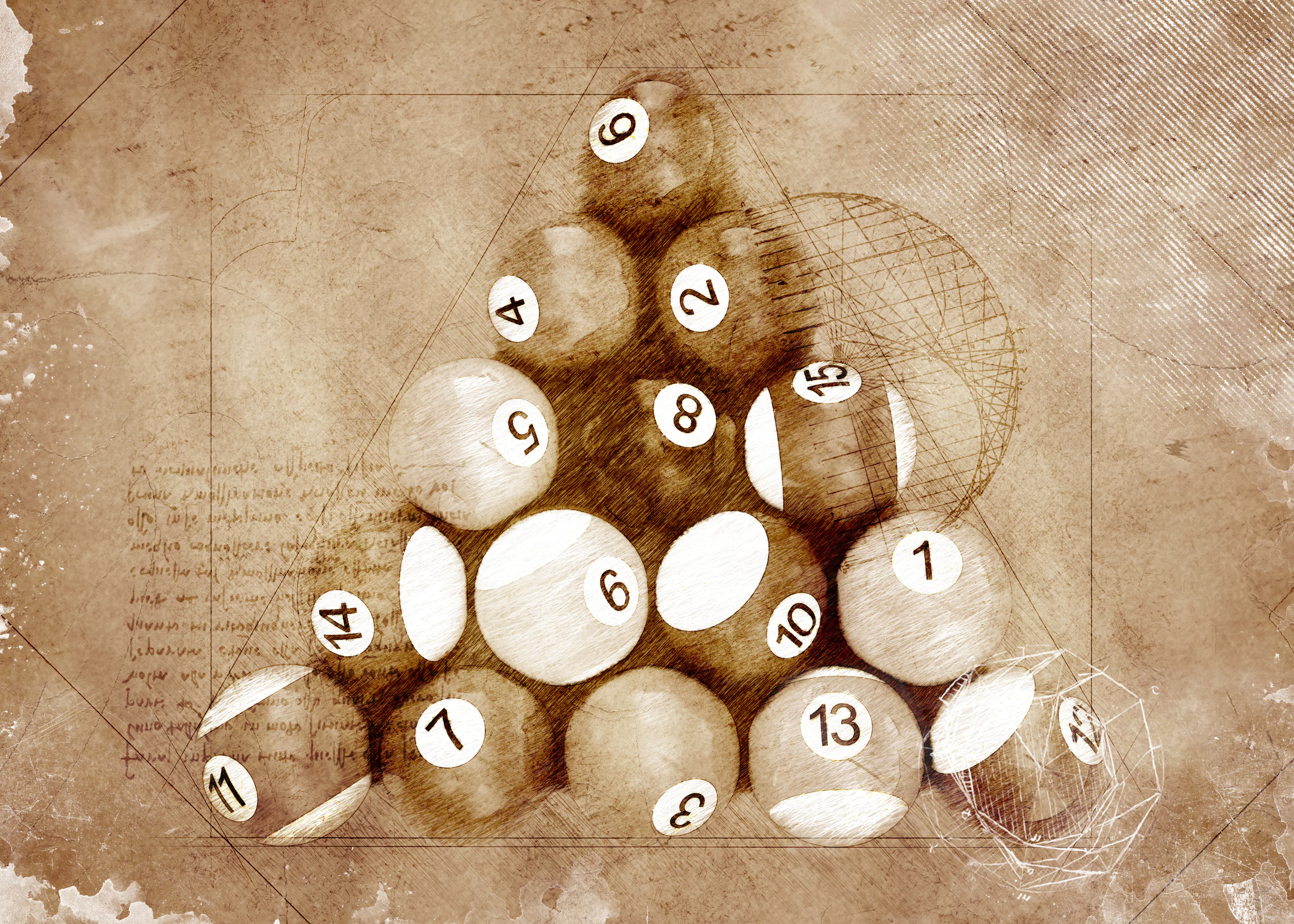 Vintage Billiards Poster 0