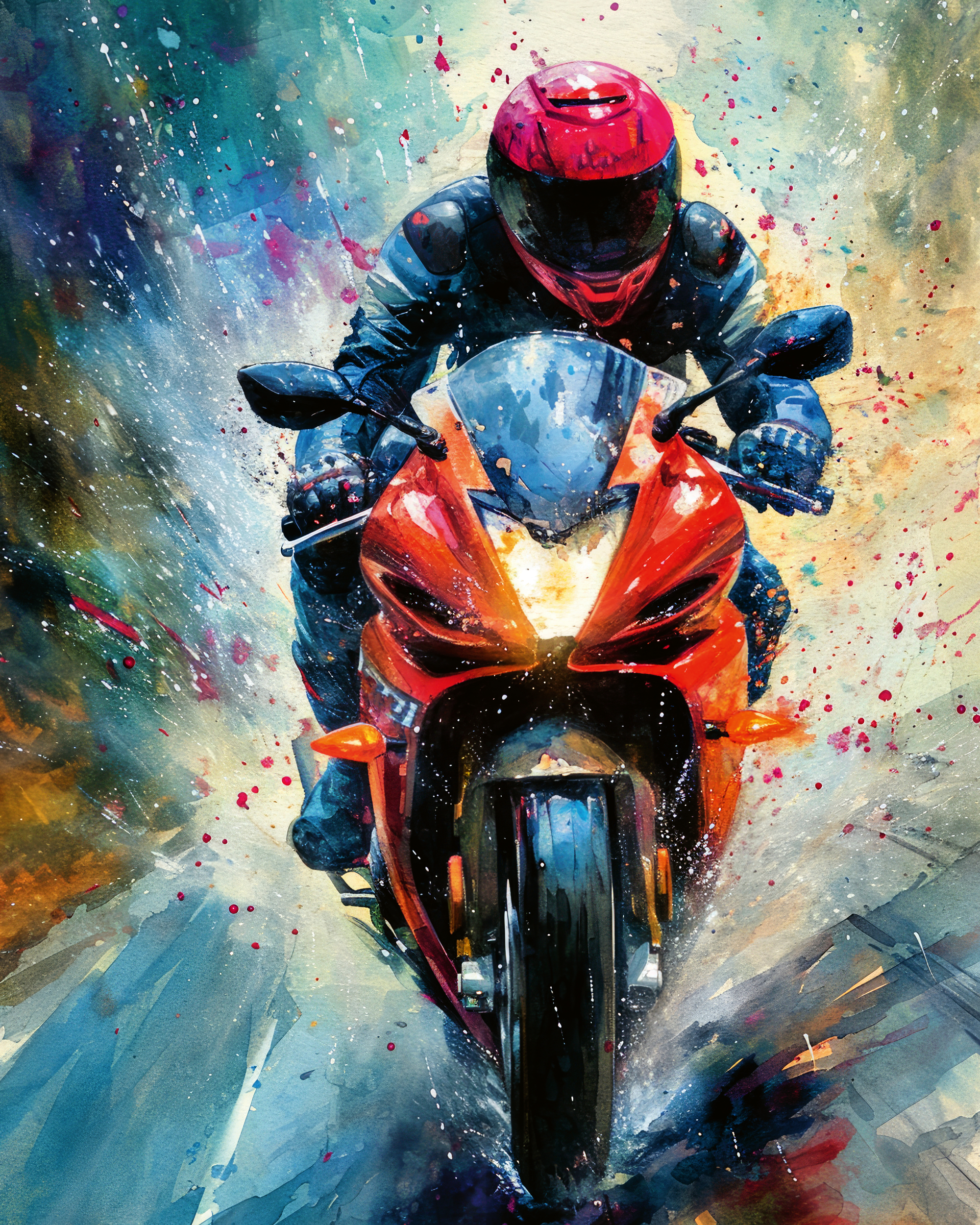 Speed Rider Poster