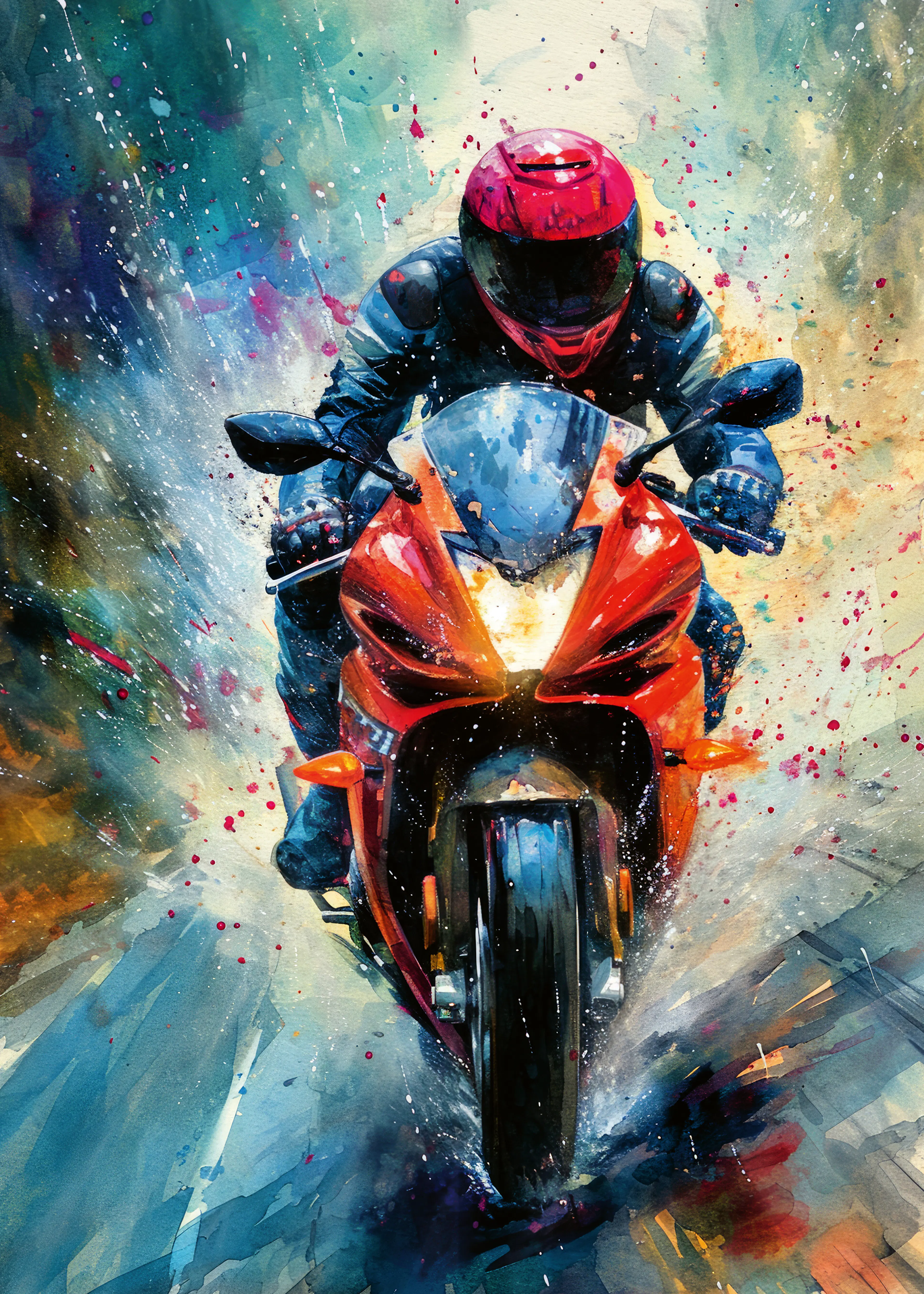 Speed Rider Poster 0