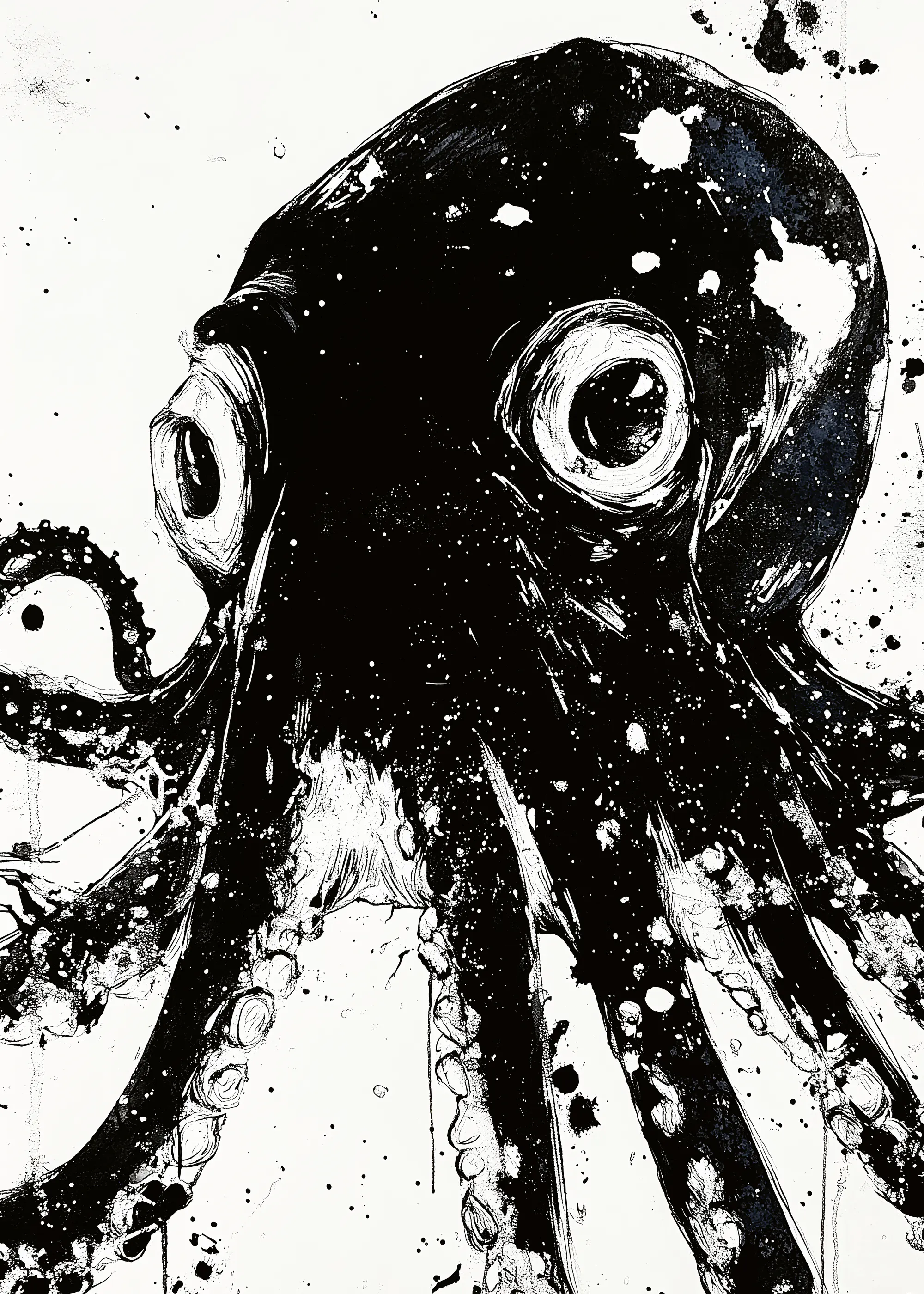 Ink Octopus Poster 0