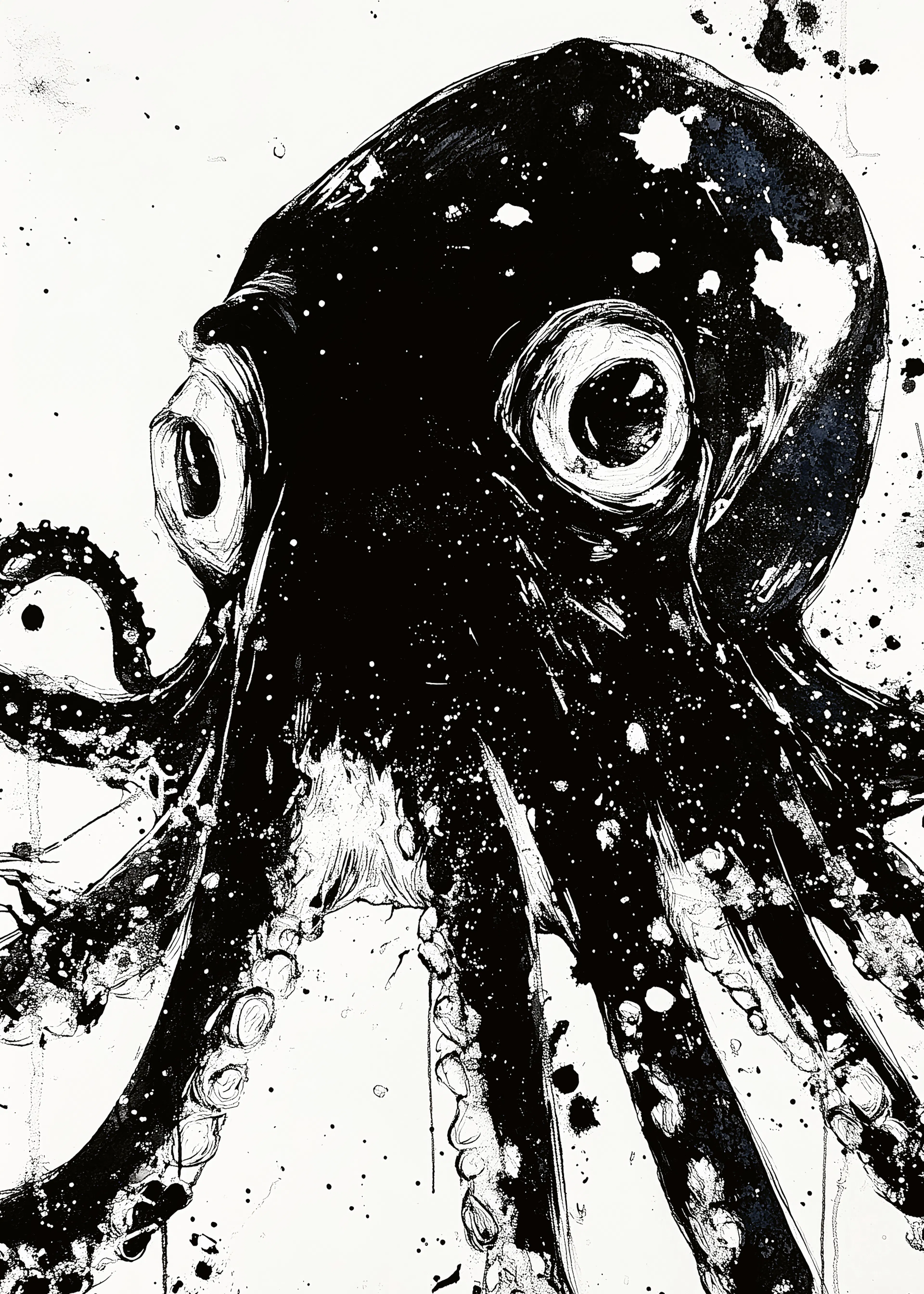 Ink Octopus Poster 0