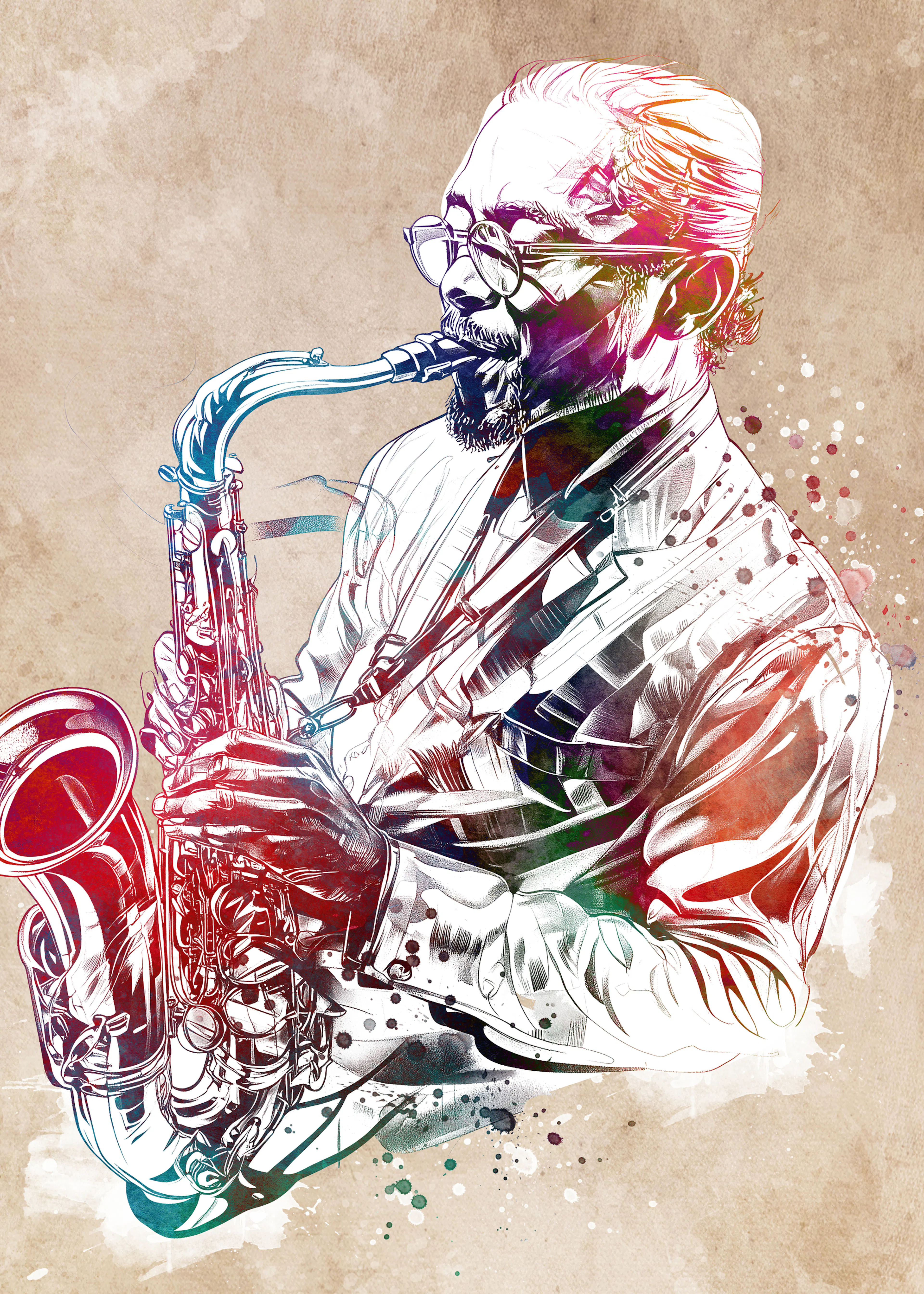 Soulful Saxophone Poster 0