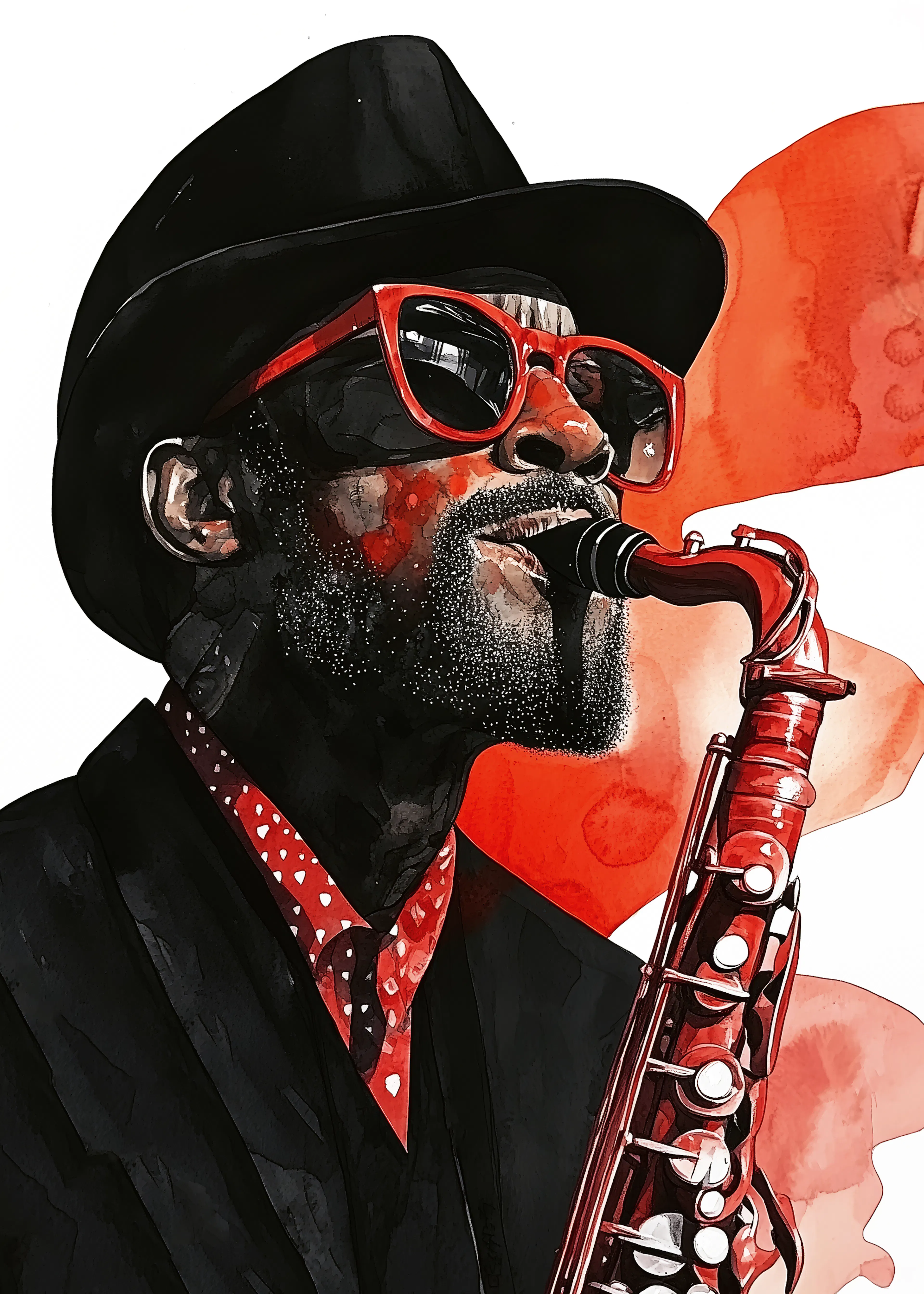 Soulful Sax Poster 0