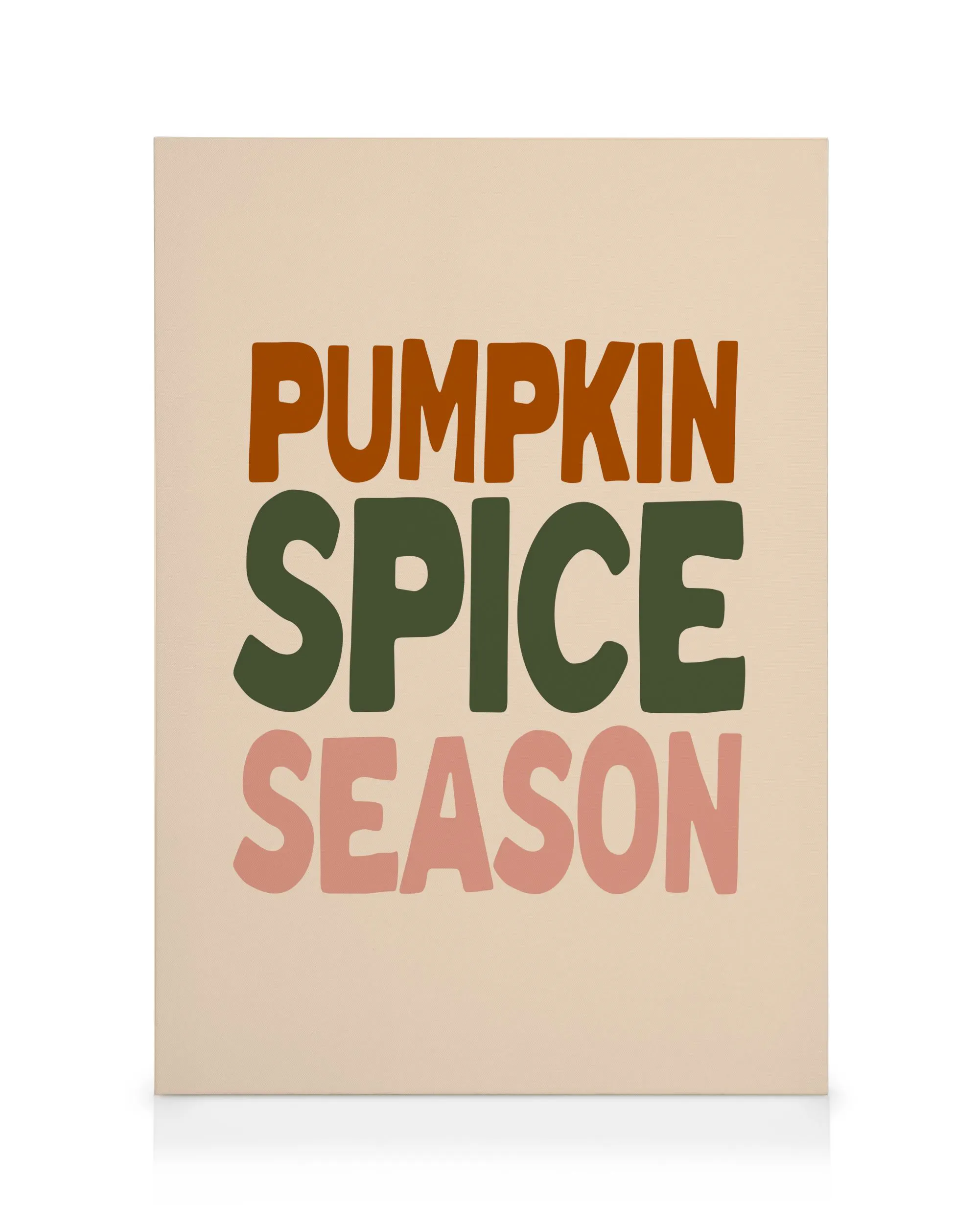 Stagione del Pumpkin Spice Stampa su tela 0