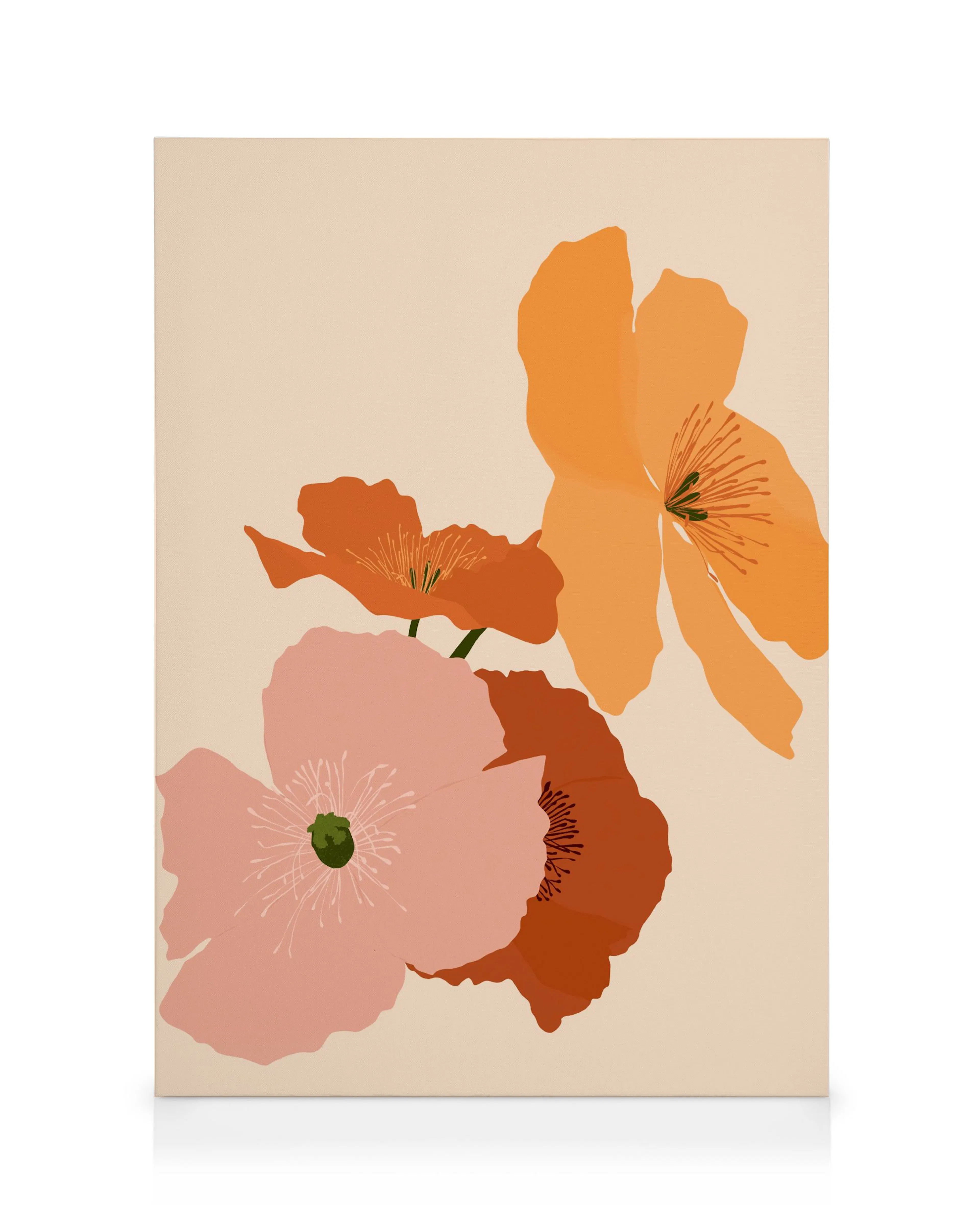 Eleganza Floreale Stampa su tela 0