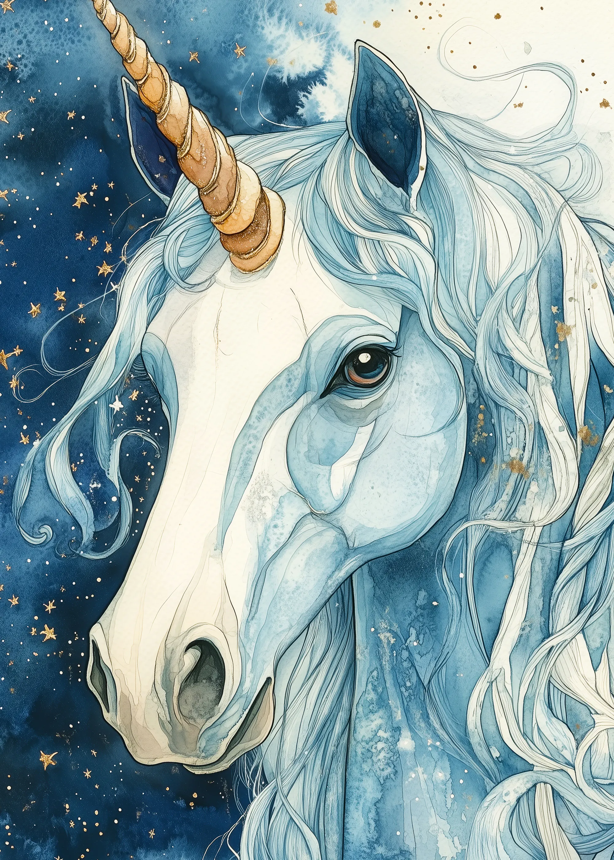 Ätherisches Einhorn Poster 0