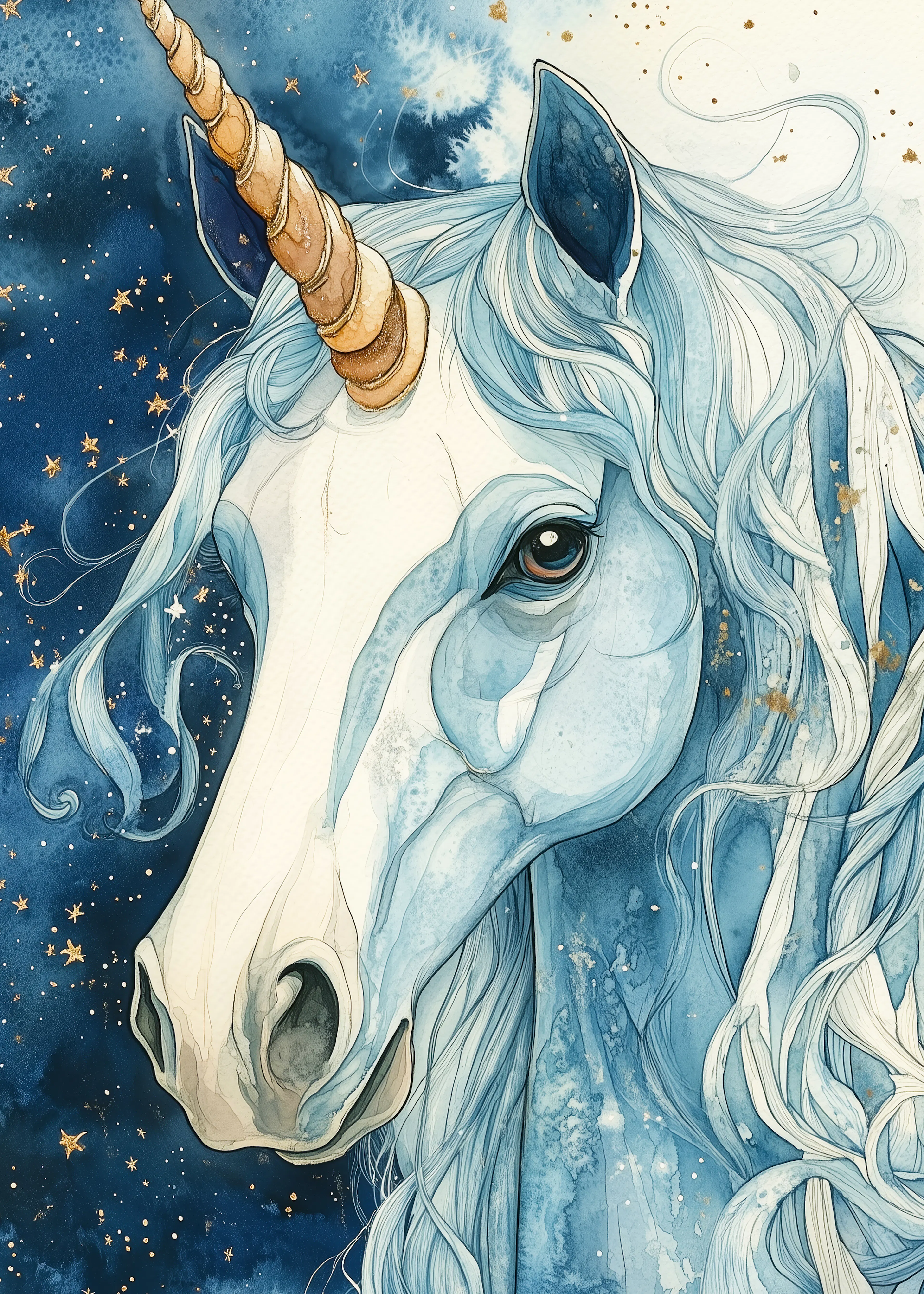 Ethereal Unicorn Poster 0