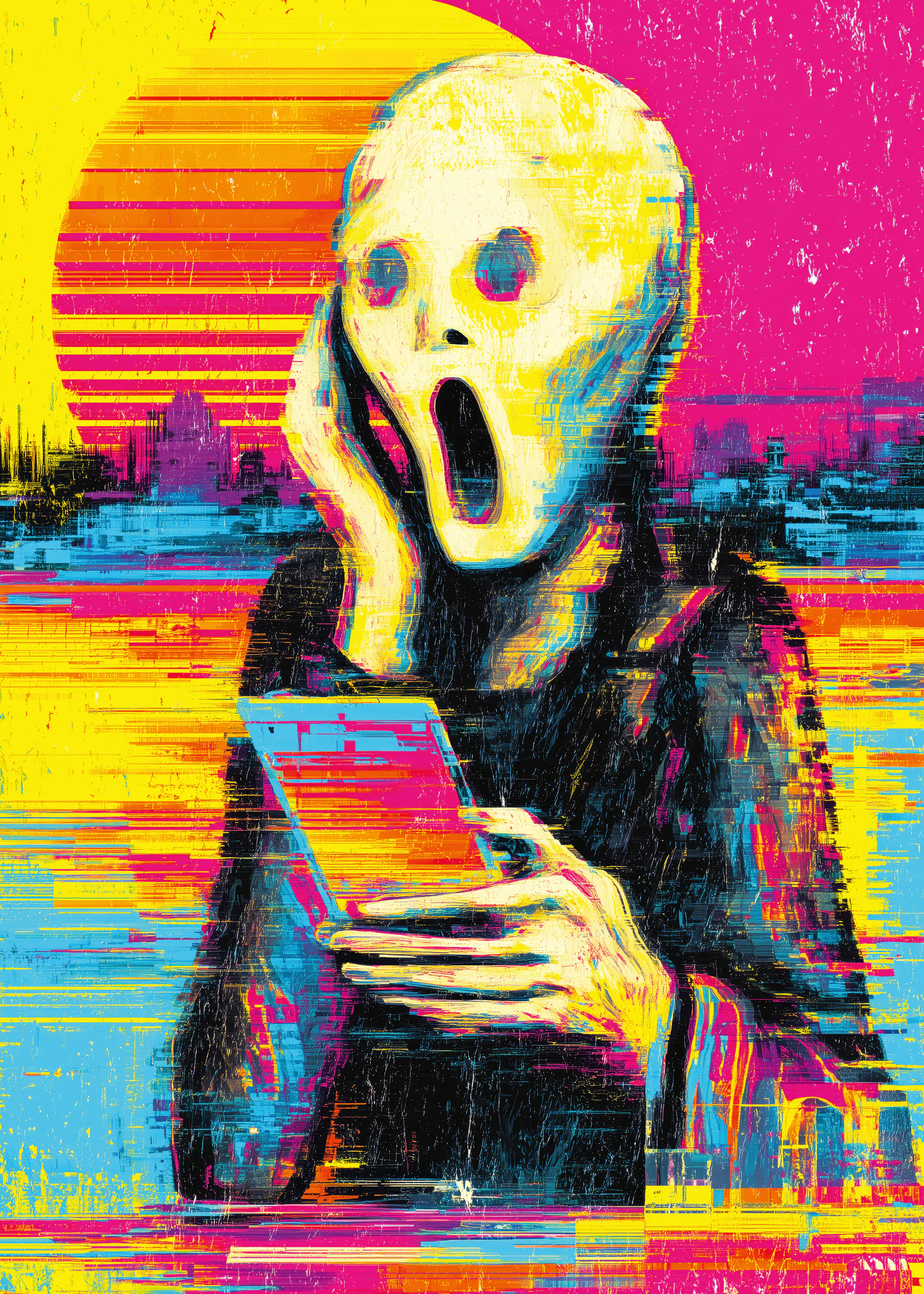 Digitaler Schrei Poster 0
