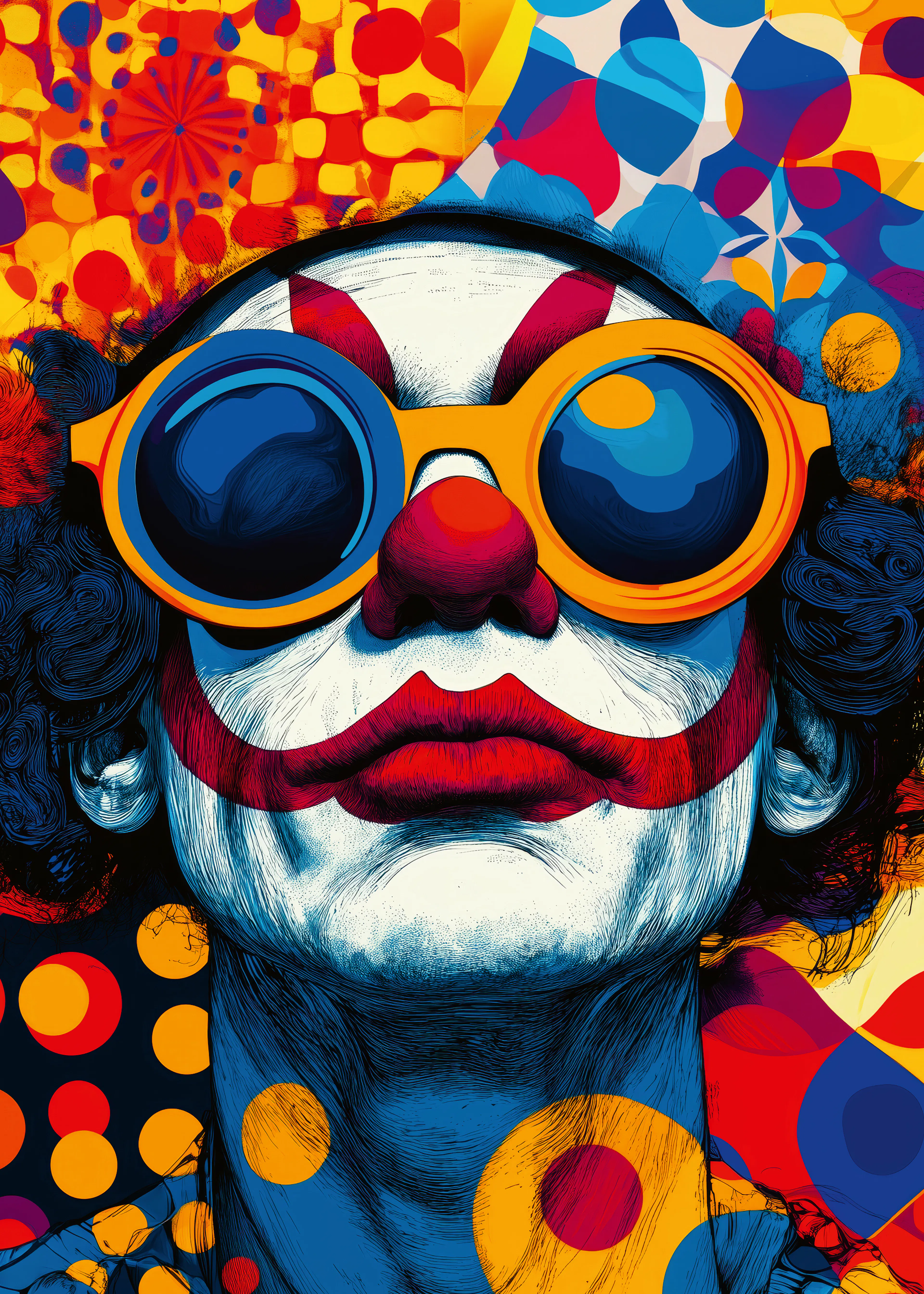 Colorful Clown Poster 0