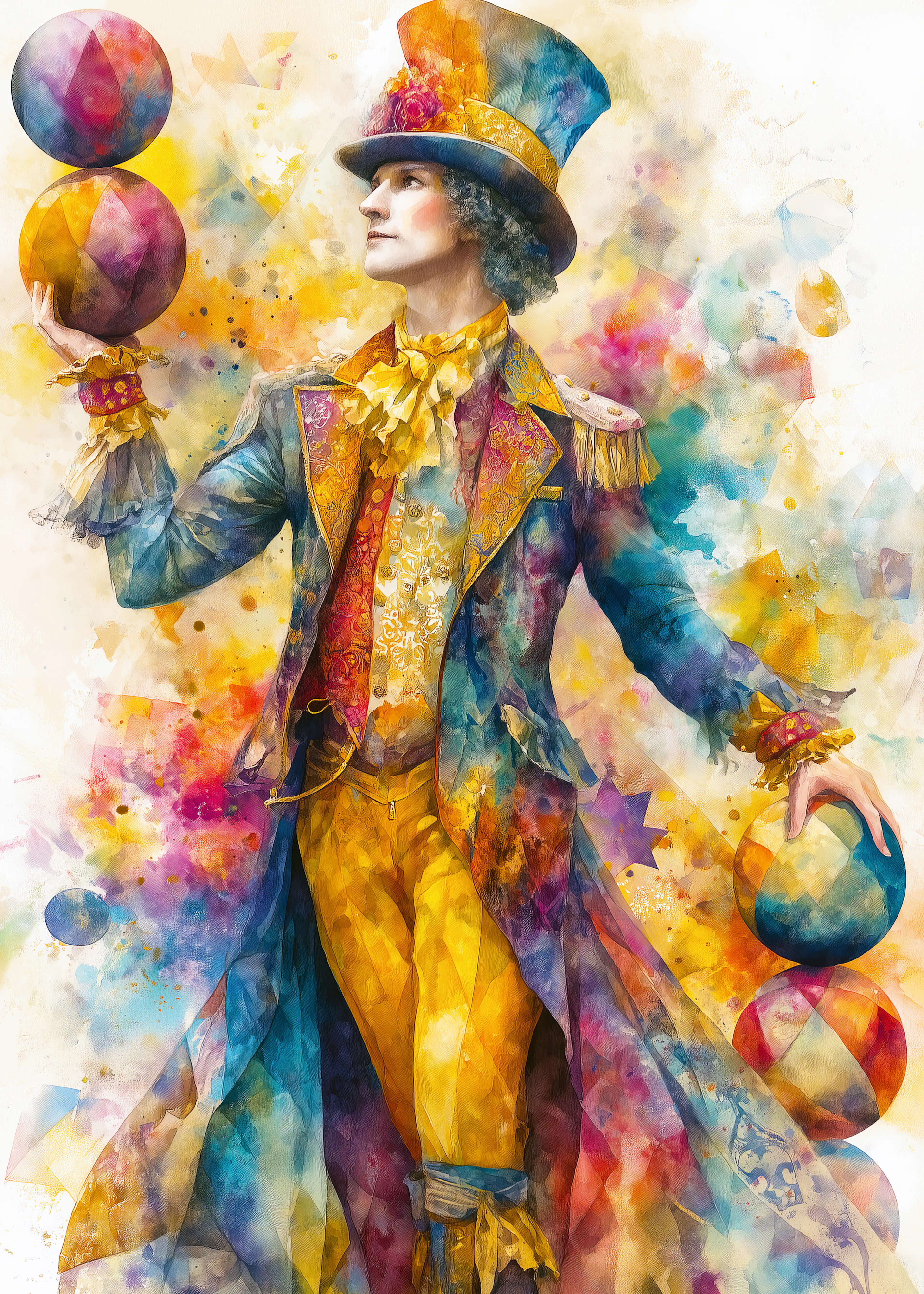 Magicien Coloré Poster 0