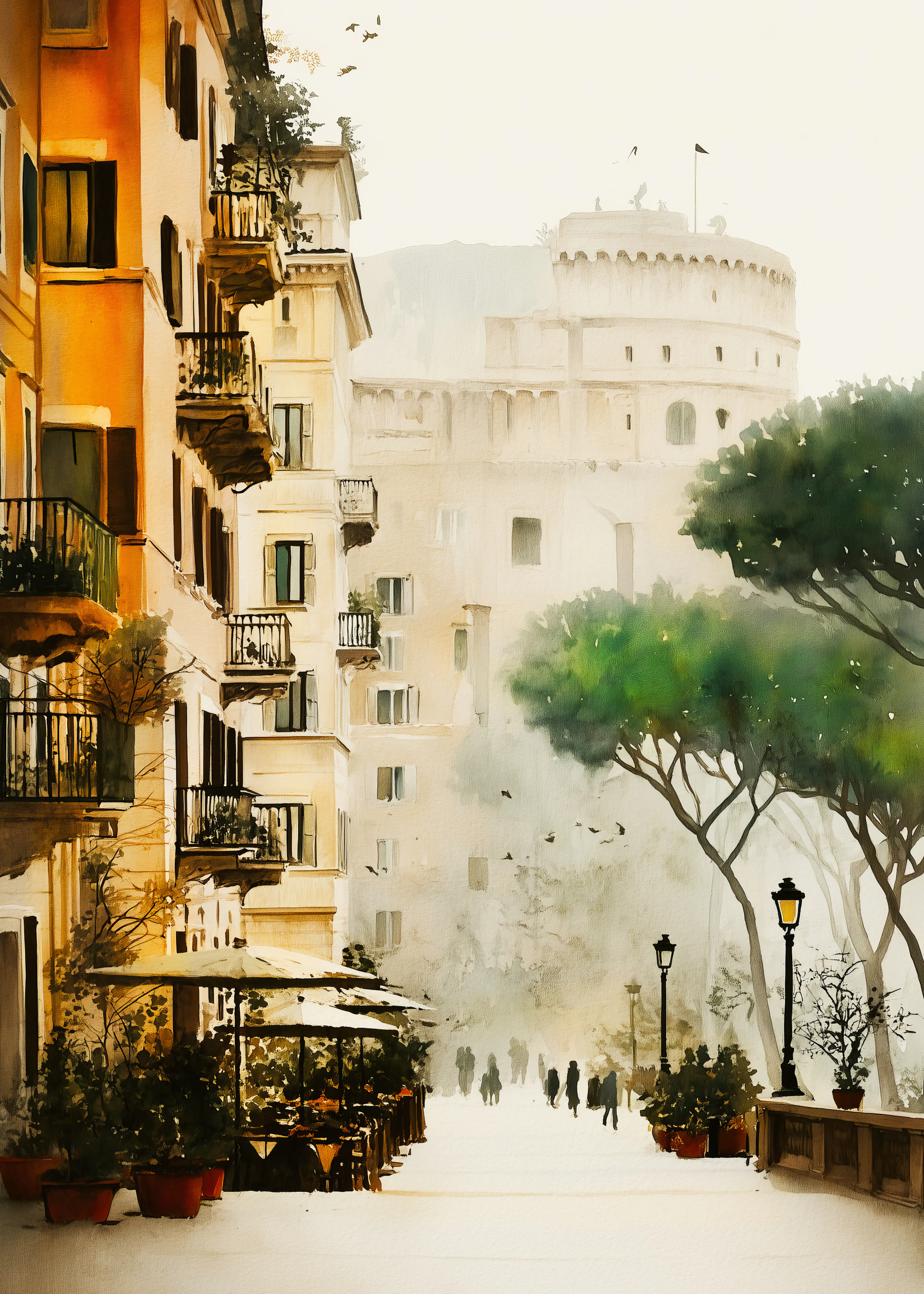 Sunlit Rome Poster 0
