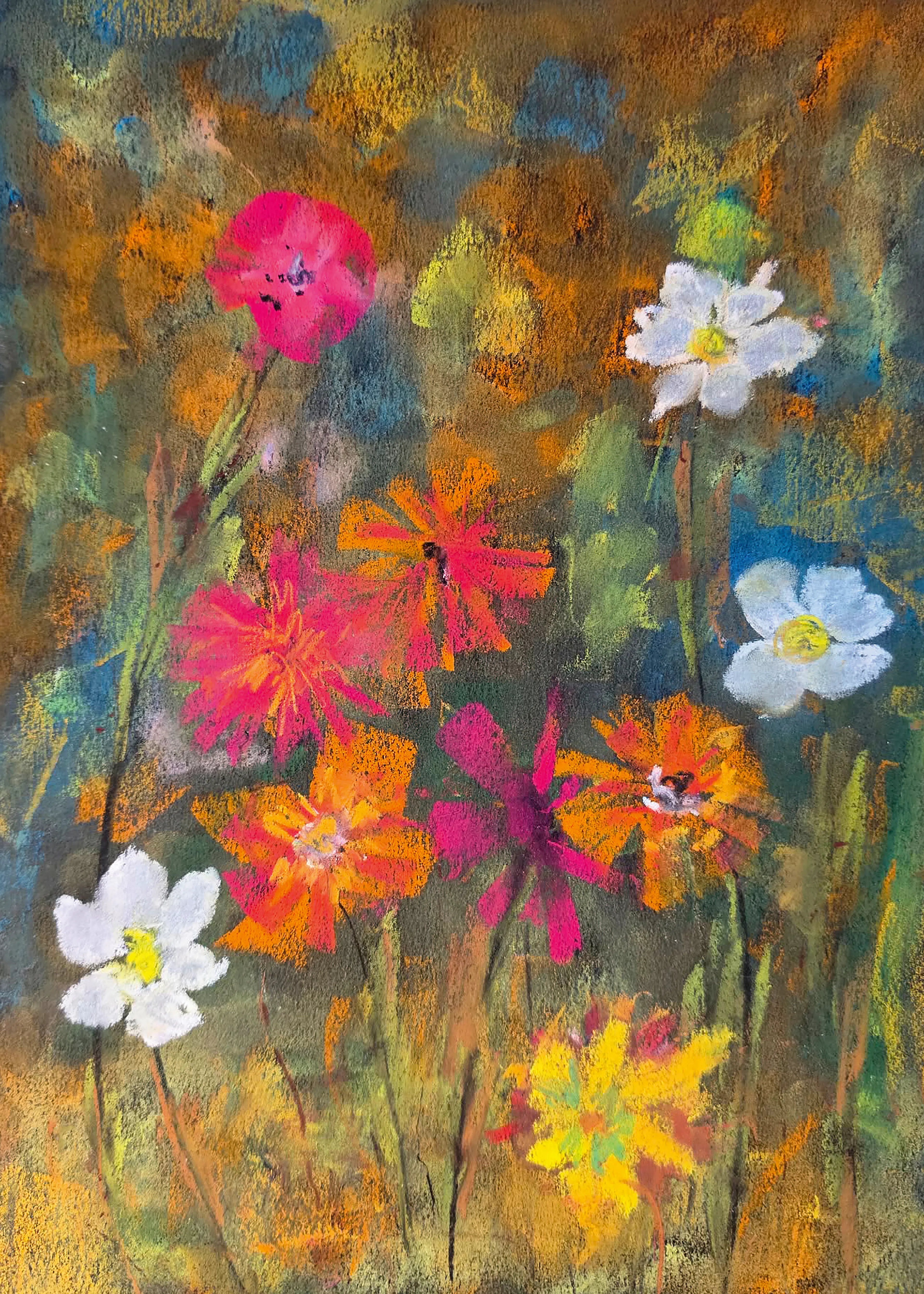 Vibrant Wildflowers Poster 0