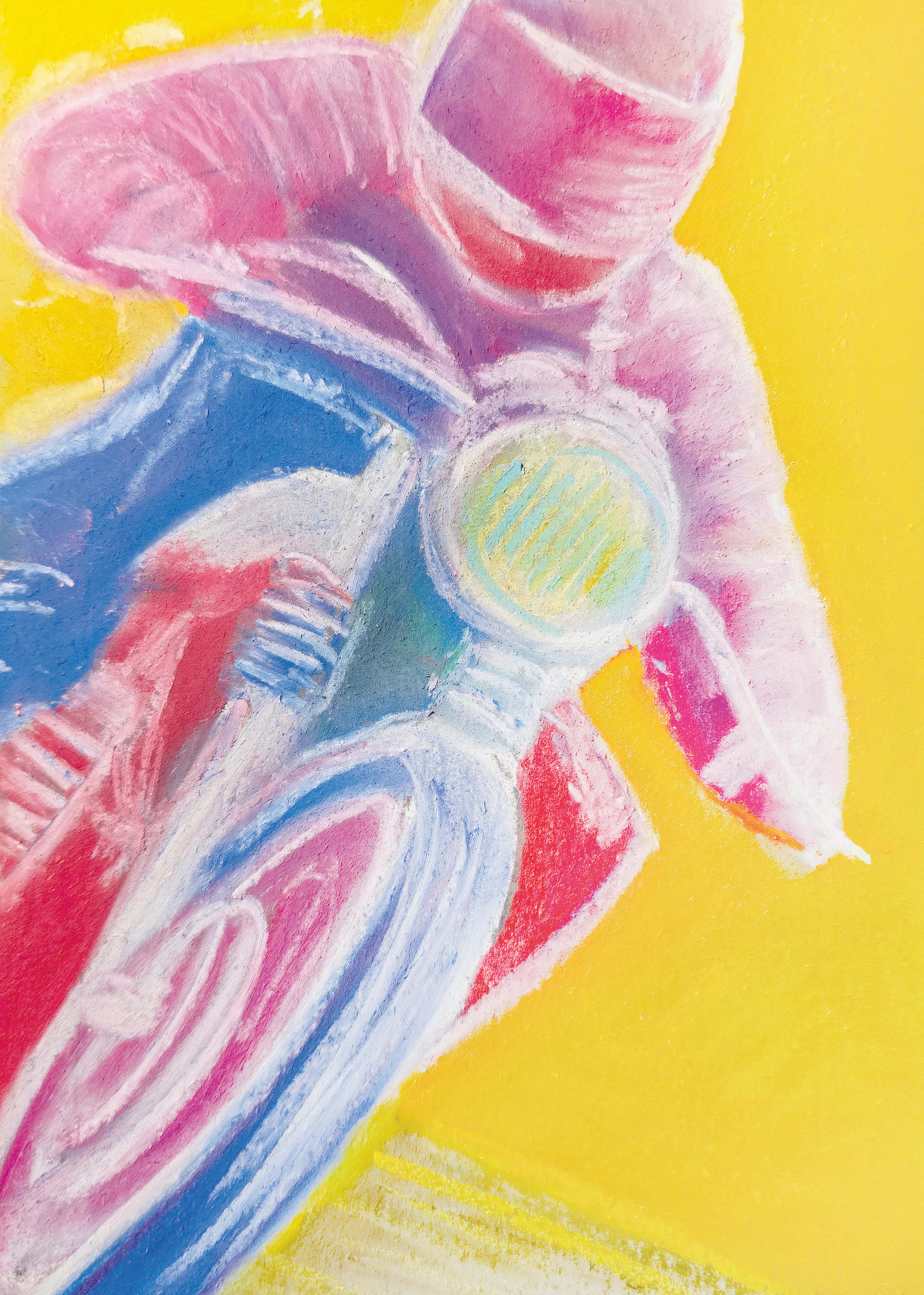 Vibrant Motorbike Poster 0