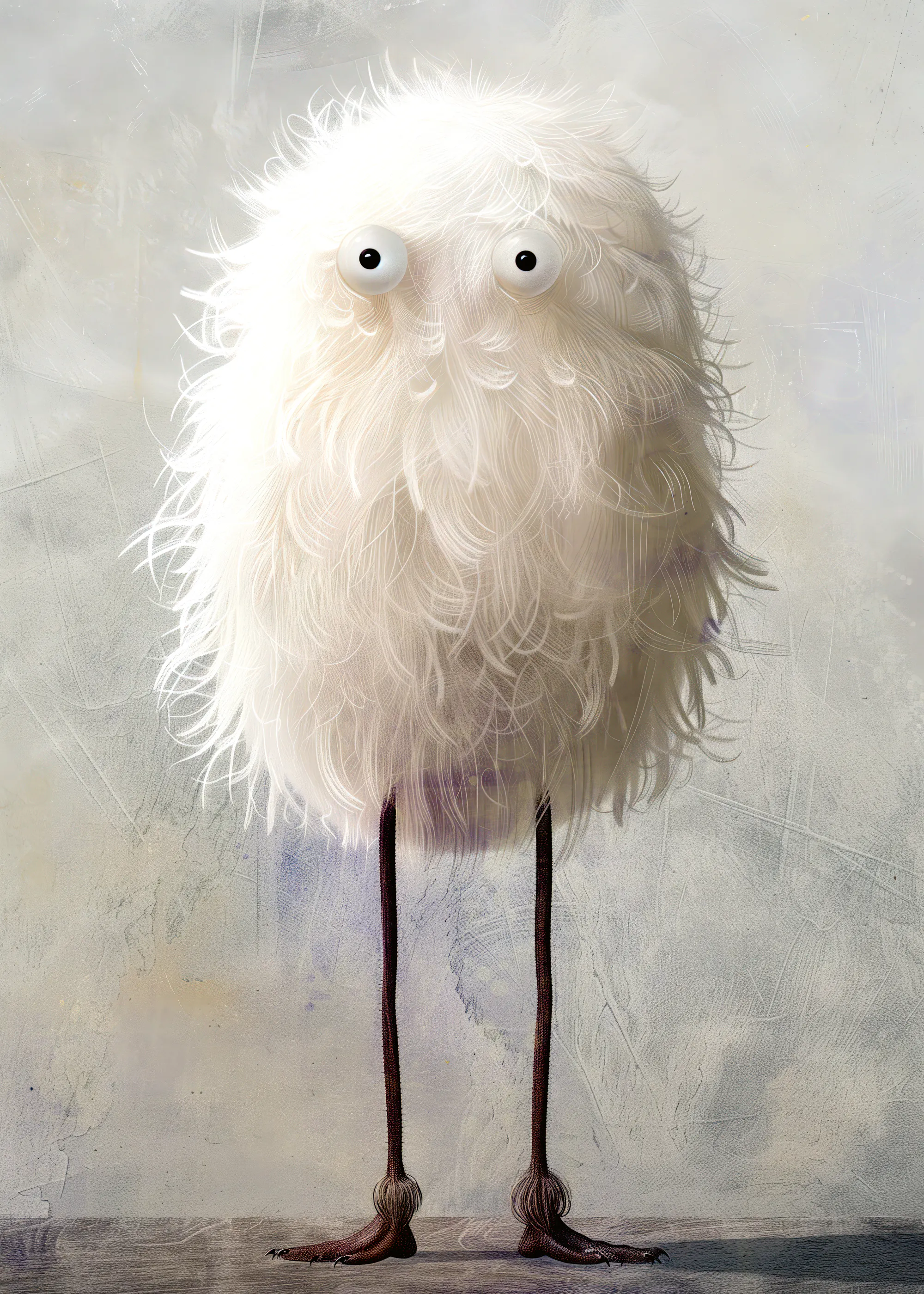 Flauschiger Vogel Poster 0