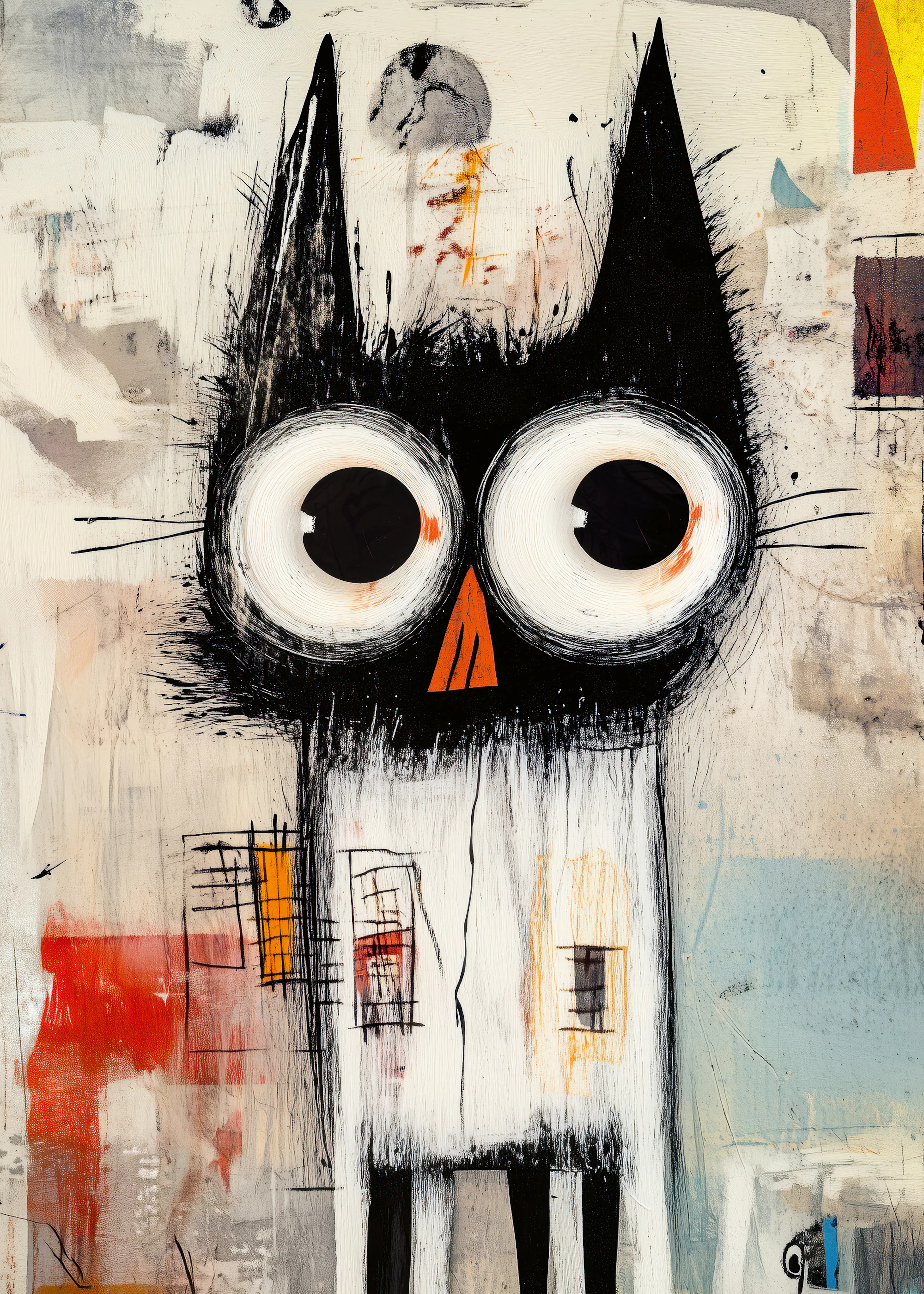 Quirky Cat Poster 0