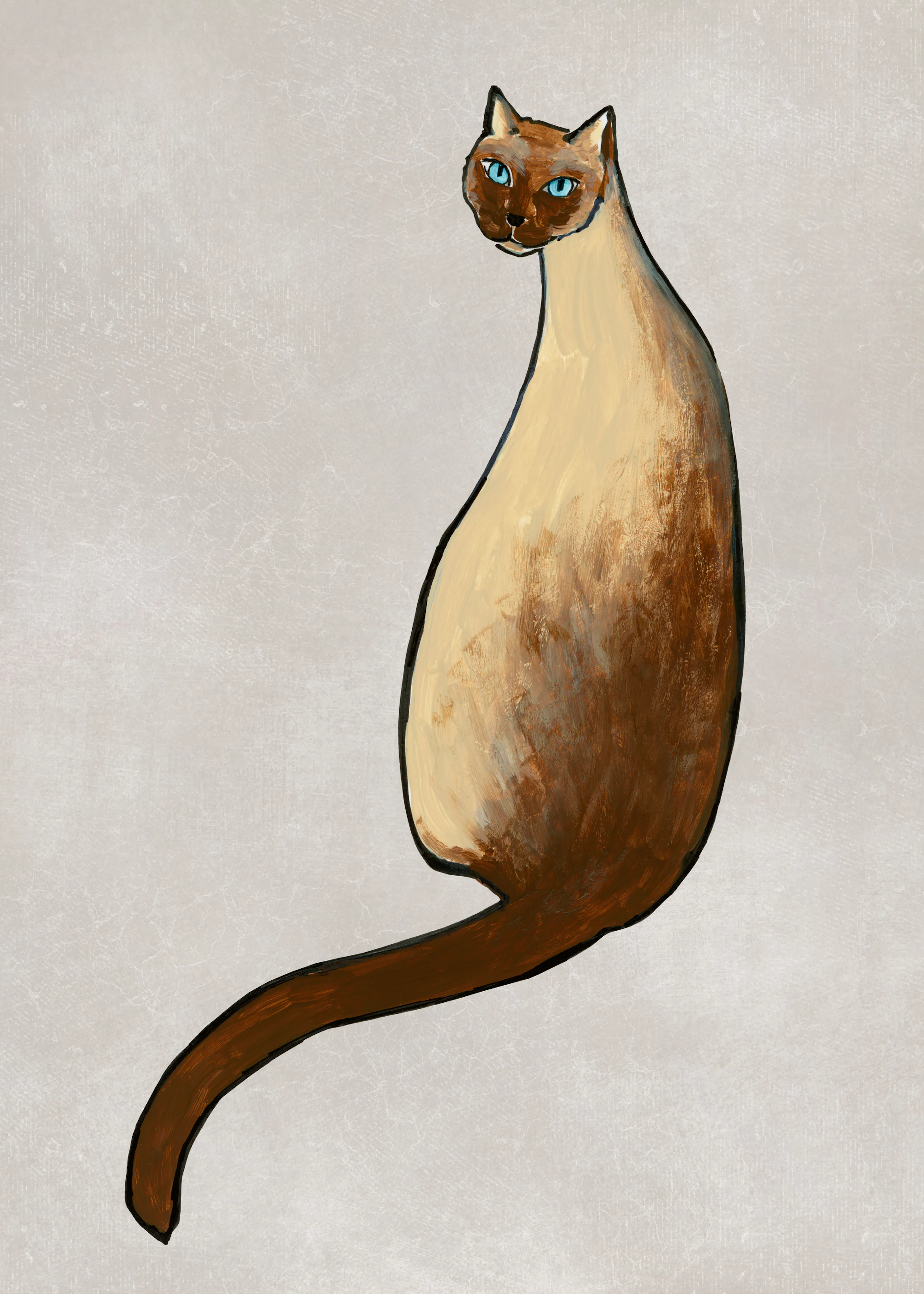 Brown Graceful Feline Poster 0